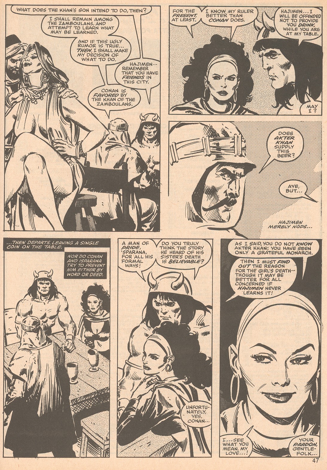 Read online The Savage Sword Of Conan comic -  Issue #57 - 47