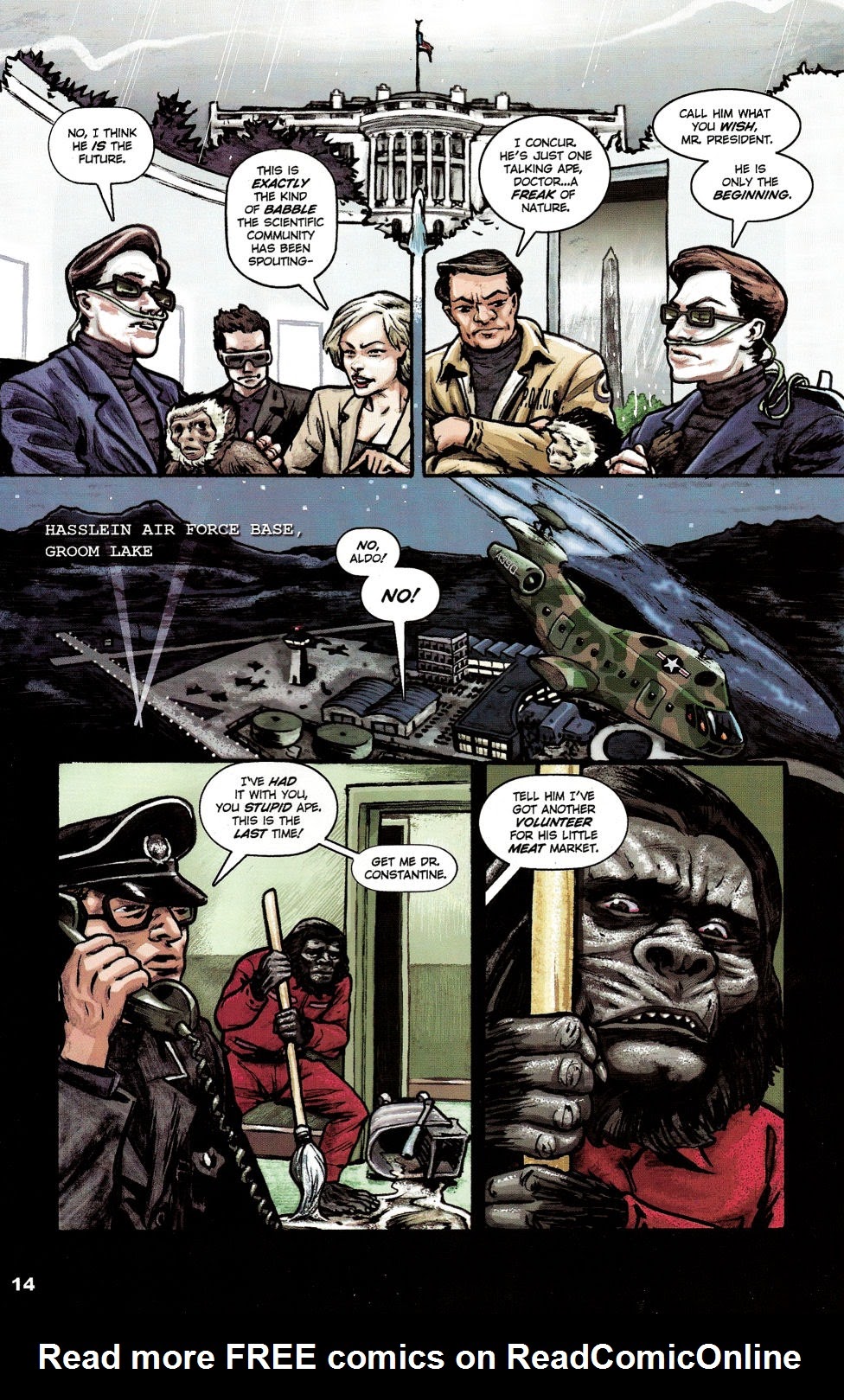 Read online Revolution on the Planet of the Apes comic -  Issue #1 - 16