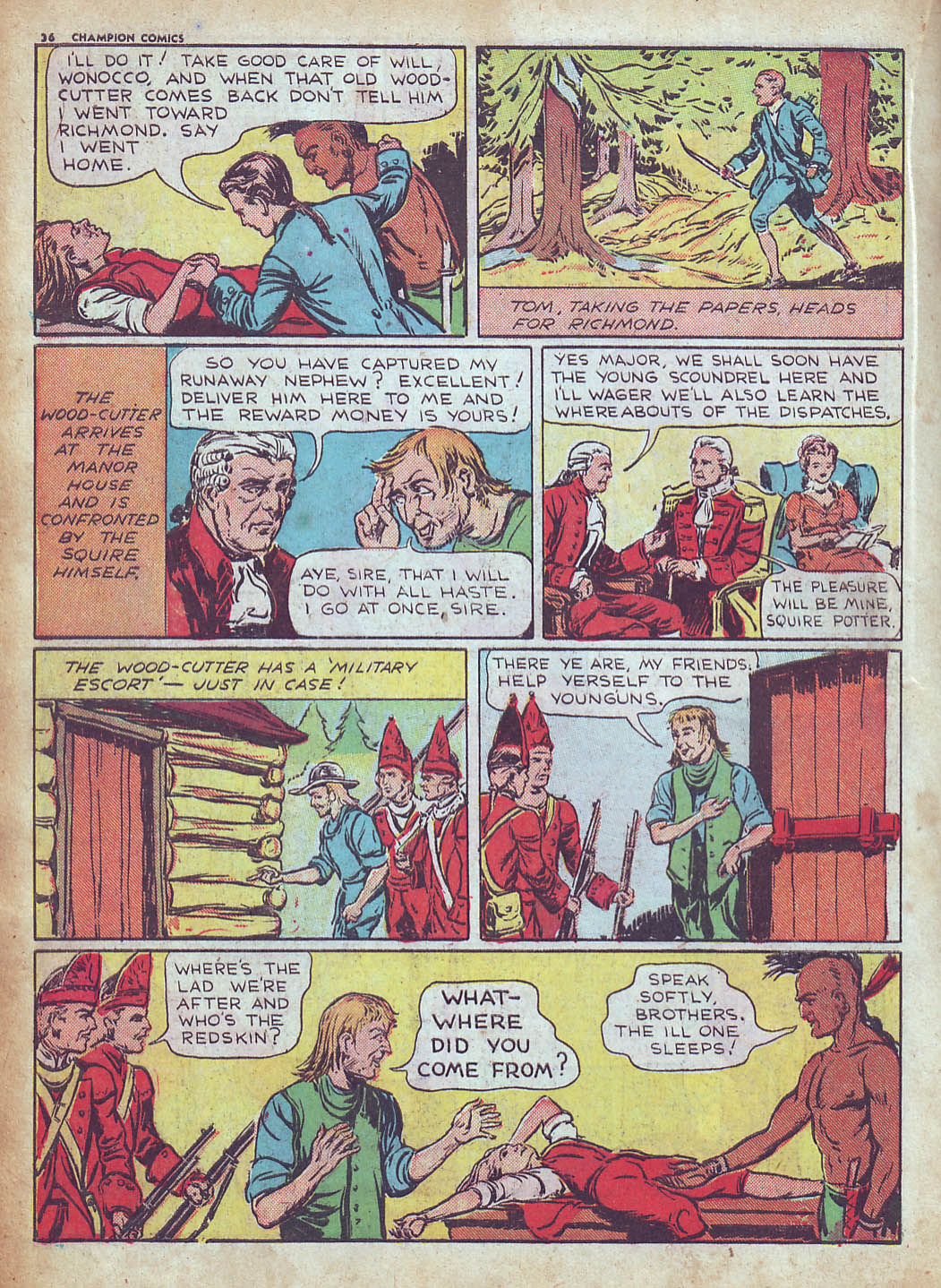Read online Champion Comics comic -  Issue #4 - 38