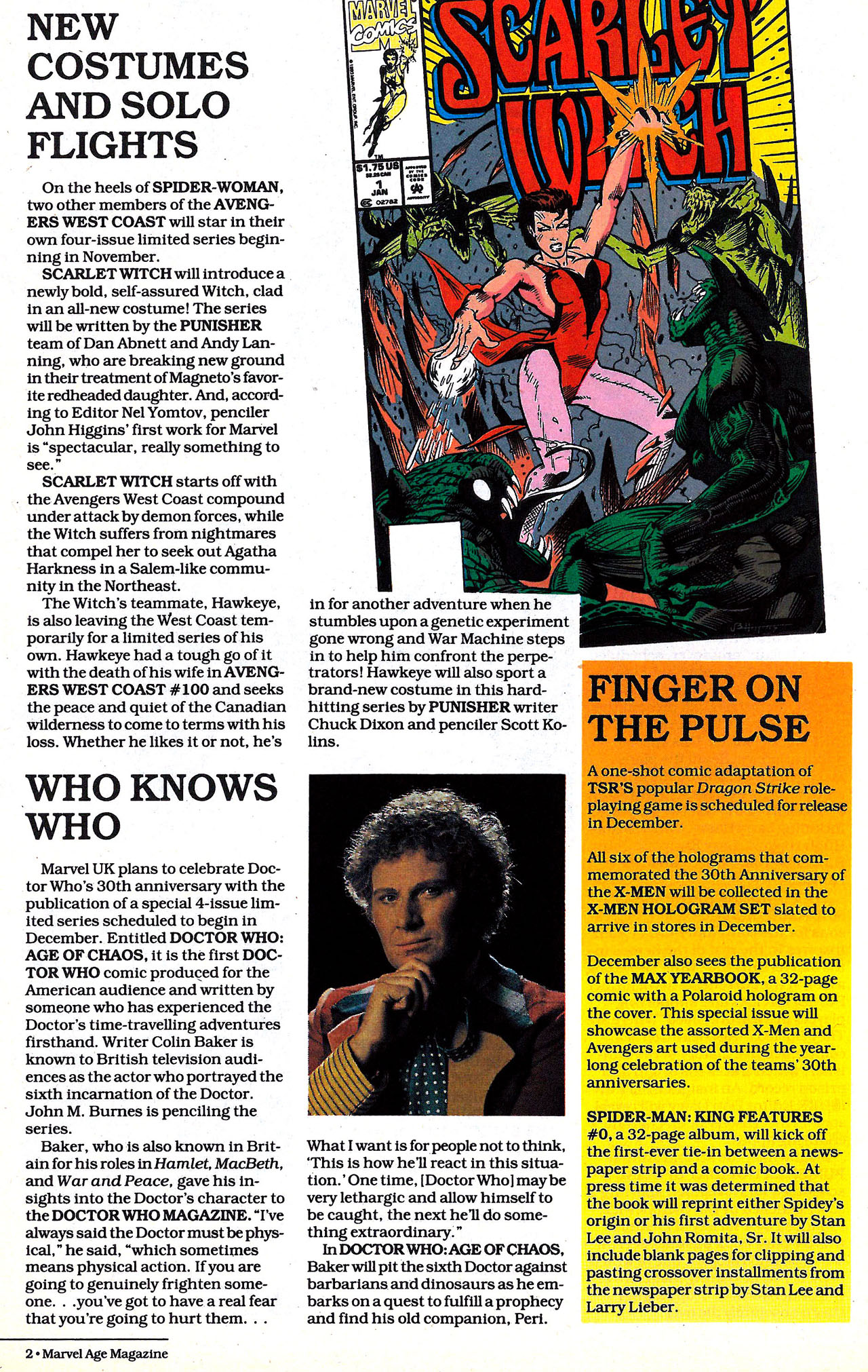 Read online Marvel Age comic -  Issue #131 - 4