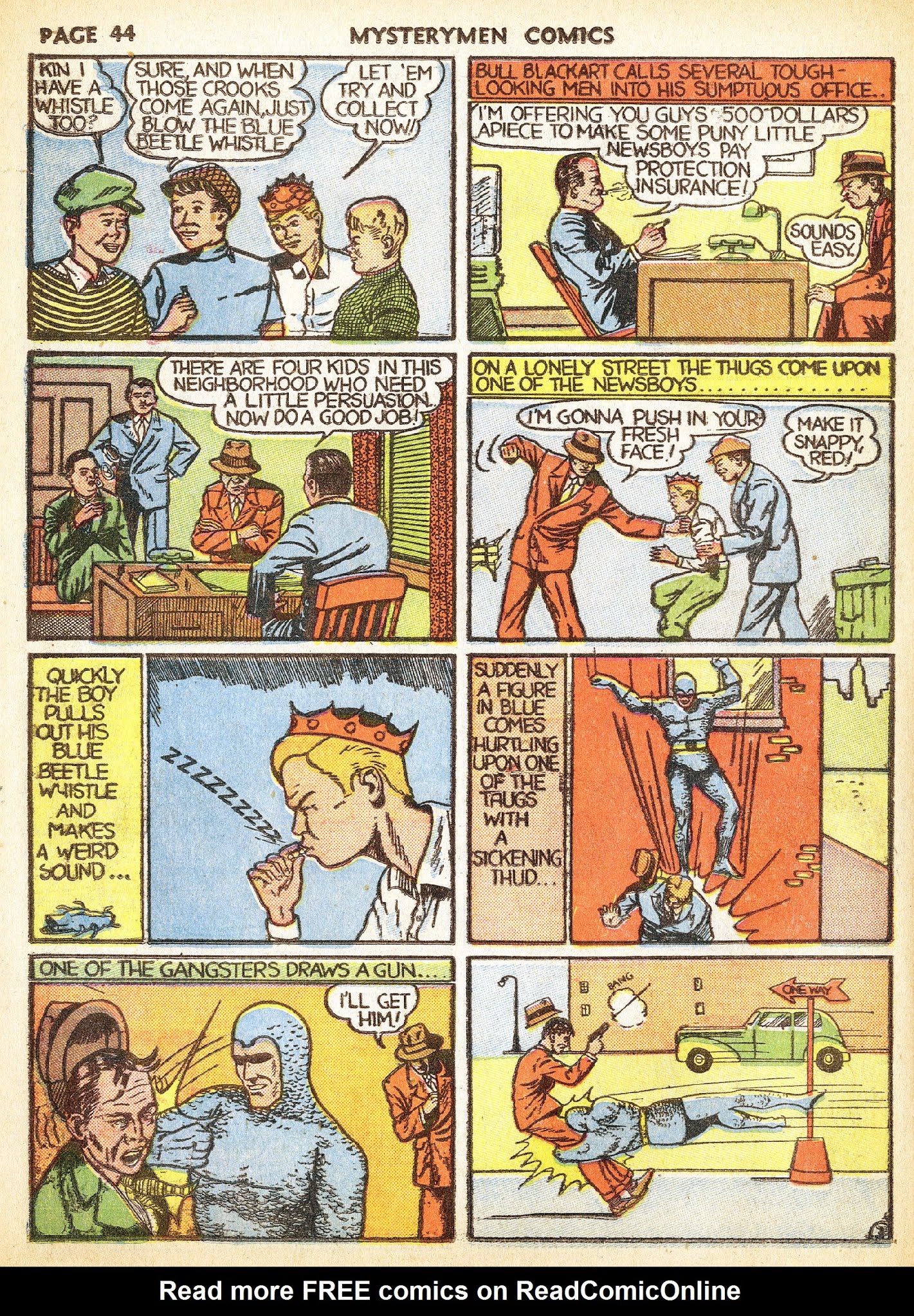 Read online Mystery Men Comics comic -  Issue #4 - 46