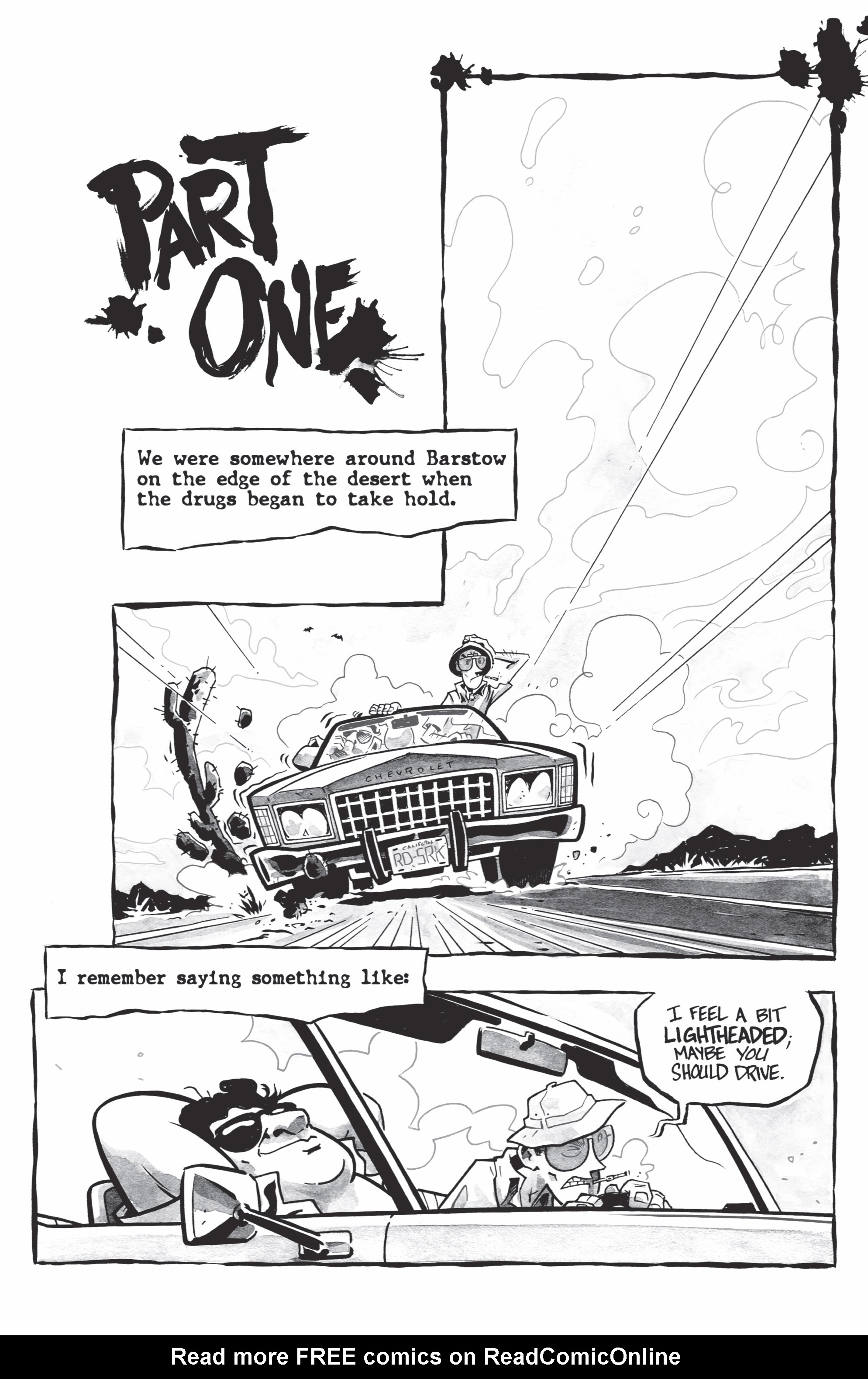 Read online Hunter S. Thompson's Fear and Loathing in Las Vegas comic -  Issue #1 - 3