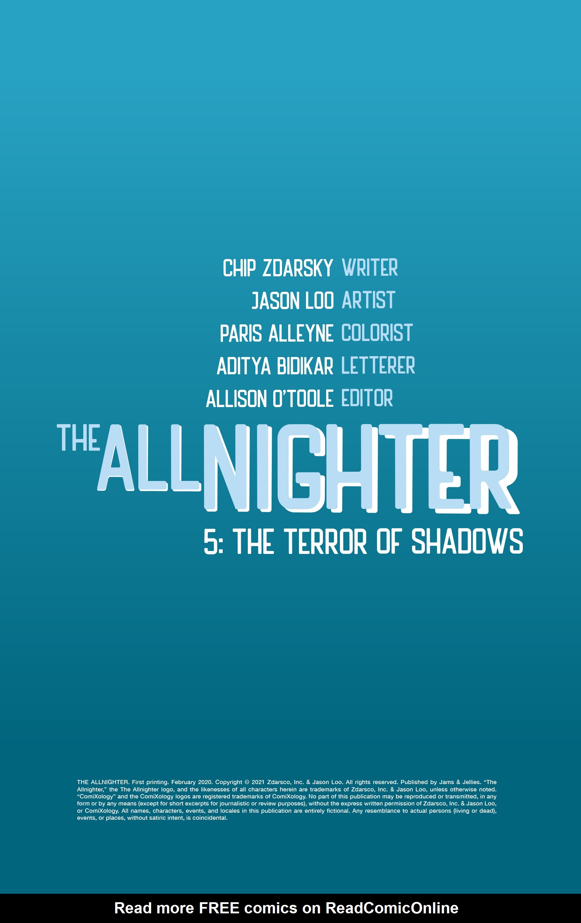 Read online The All-Nighter comic -  Issue #5 - 2