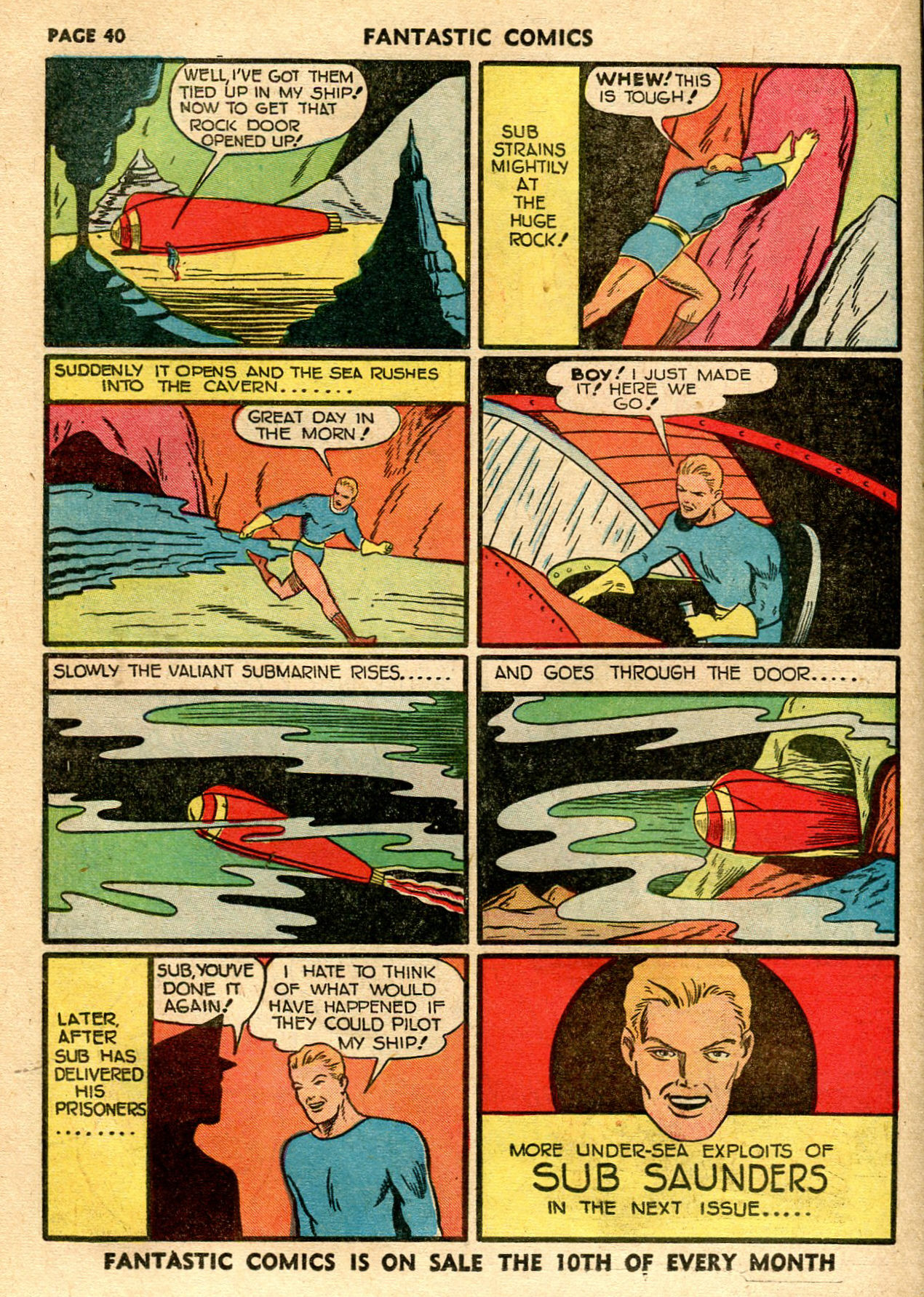 Read online Fantastic Comics comic -  Issue #21 - 38