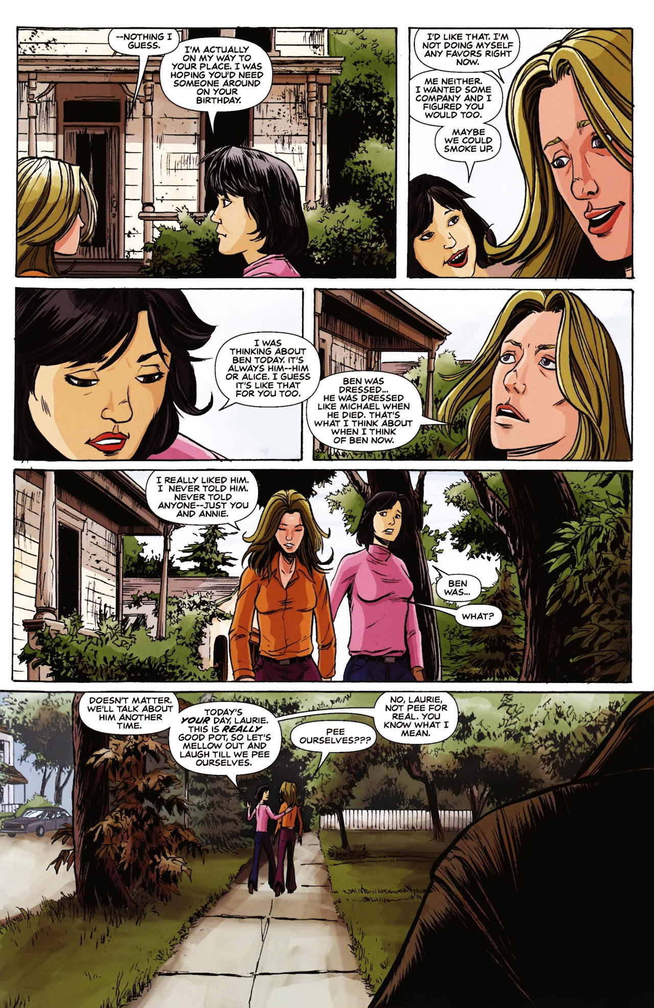 Read online Halloween: The First Death of Laurie Strode comic -  Issue #1 - 16