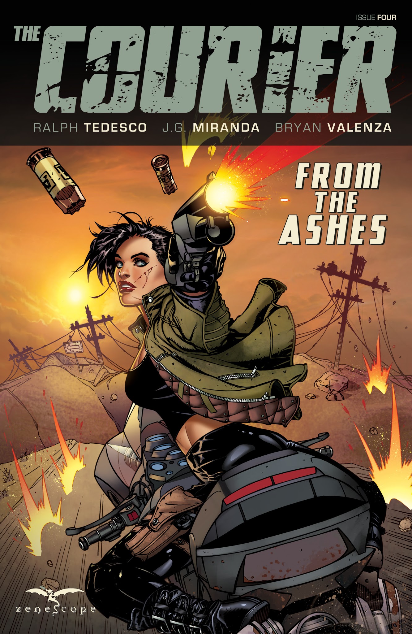 Read online The Courier: From the Ashes comic -  Issue #4 - 1