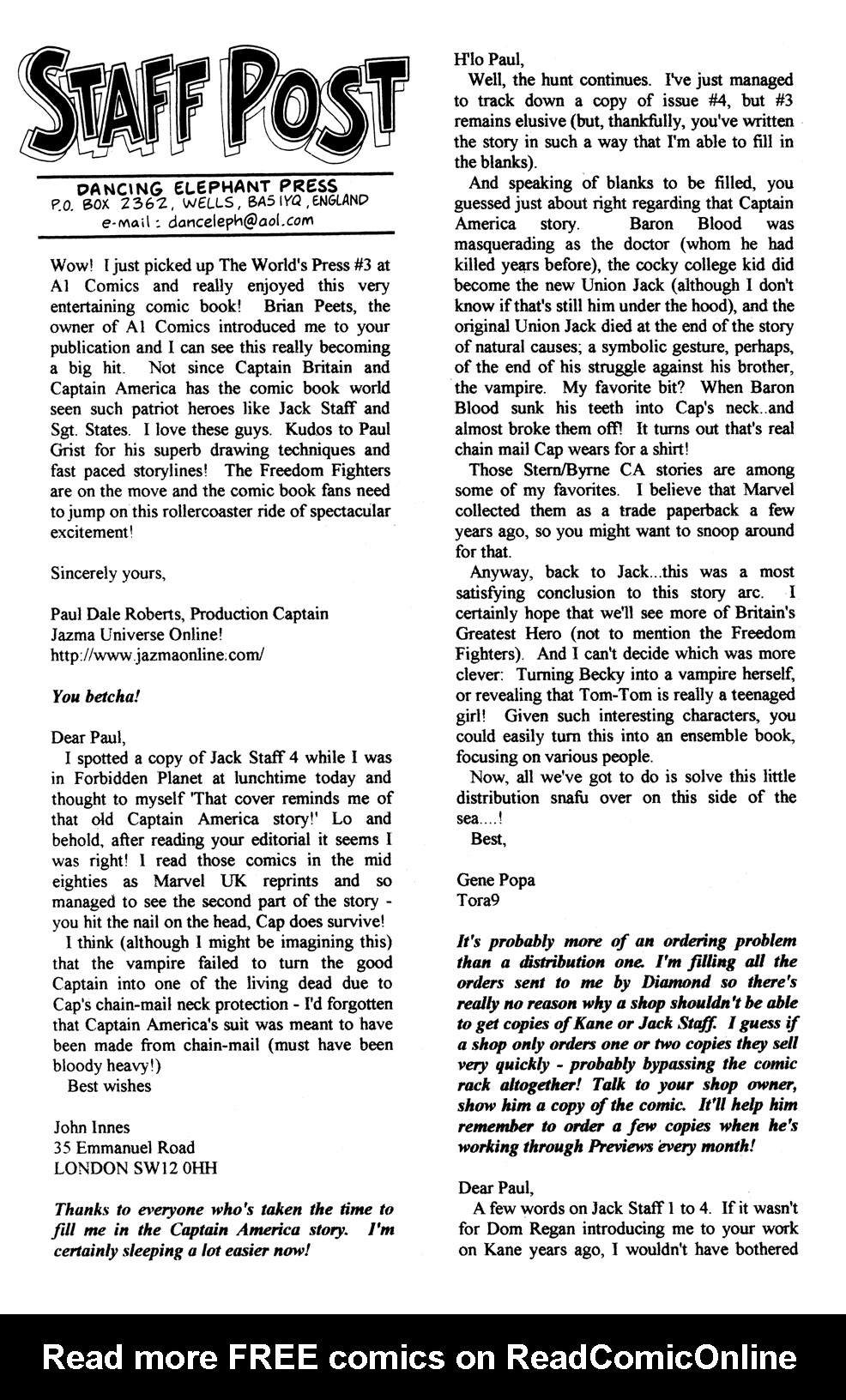 Read online Jack Staff comic -  Issue #5 - 26