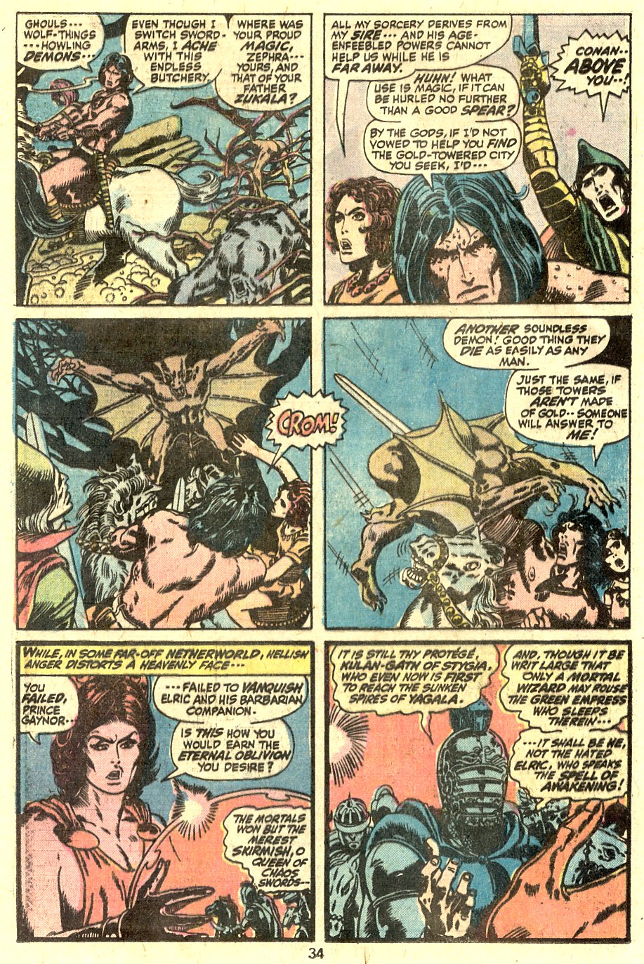 Read online Giant-Size Conan comic -  Issue #5 - 36
