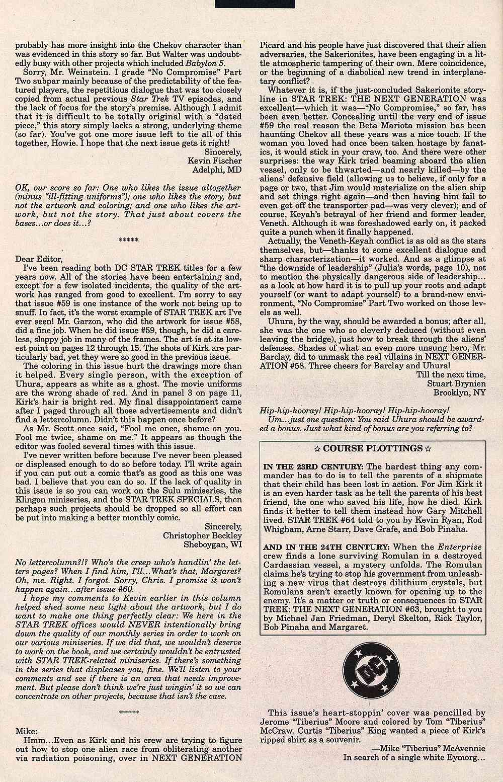 Read online Star Trek (1989) comic -  Issue #63 - 32