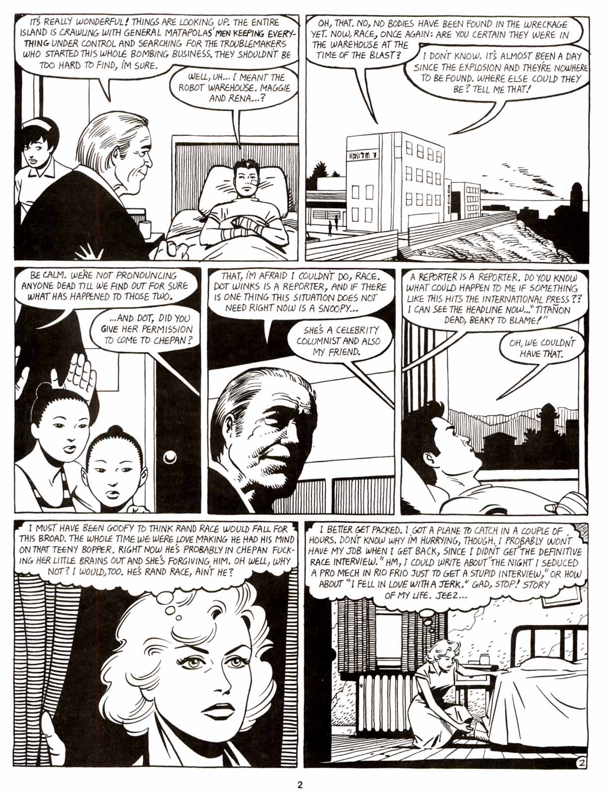 Read online Love and Rockets (1982) comic -  Issue #9 - 4