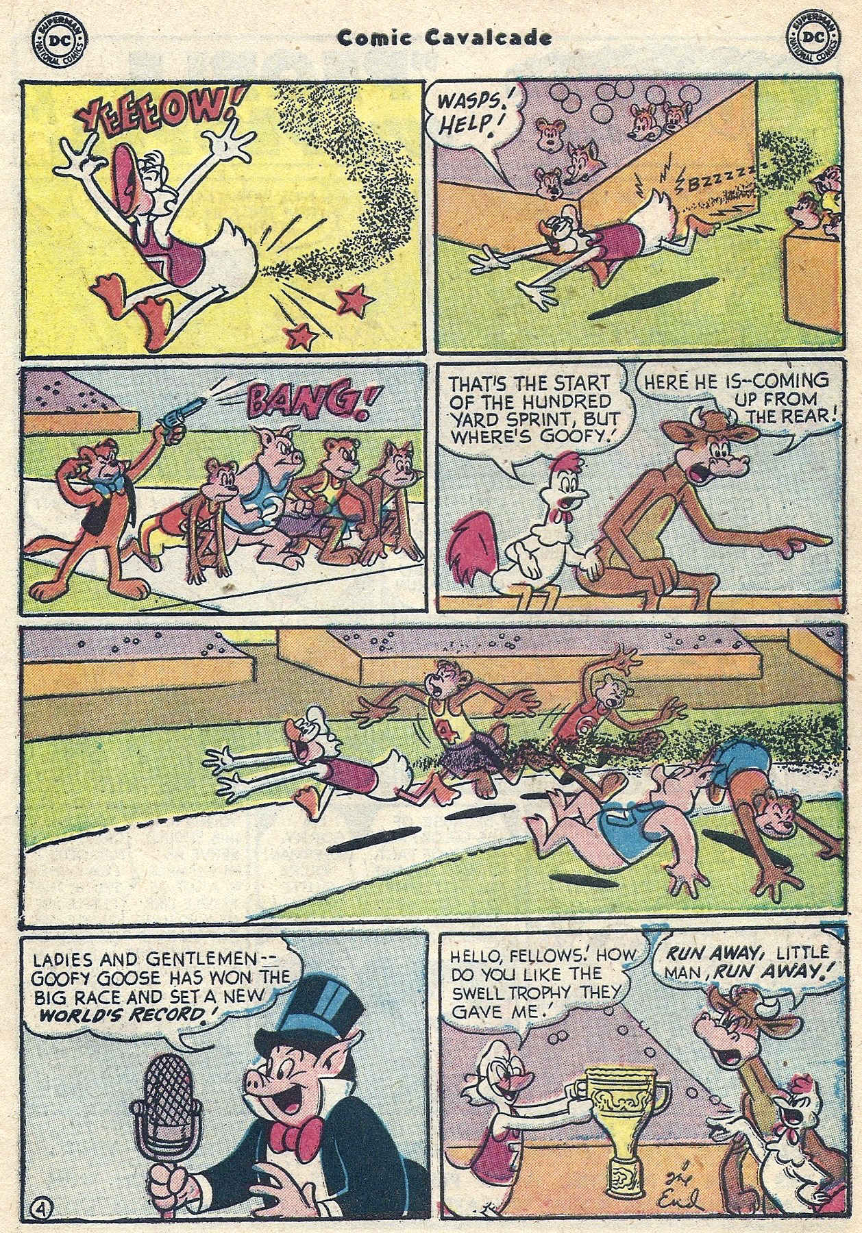 Read online Comic Cavalcade comic -  Issue #56 - 61
