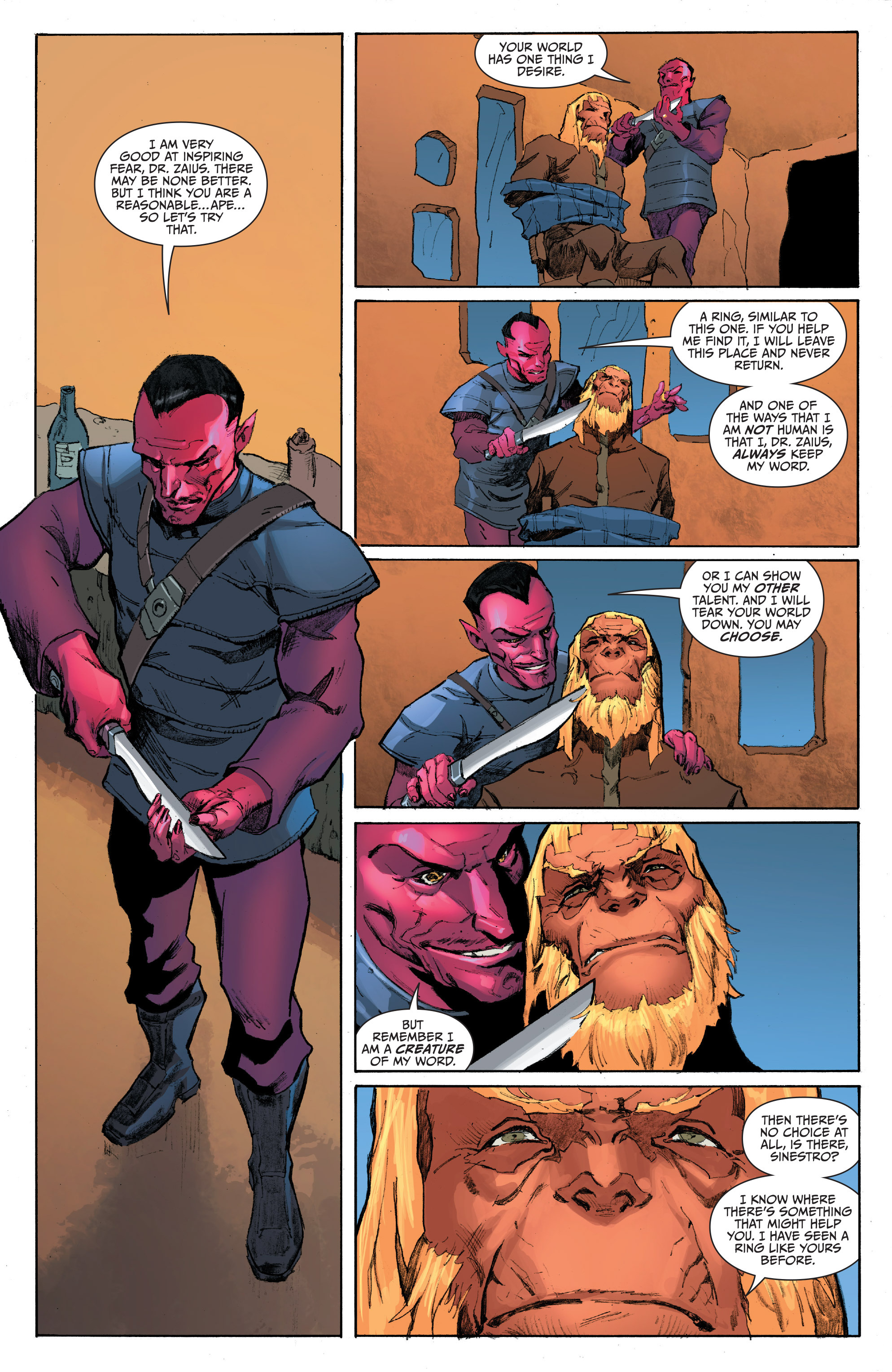 Read online Planet of the Apes/Green Lantern comic -  Issue #3 - 5