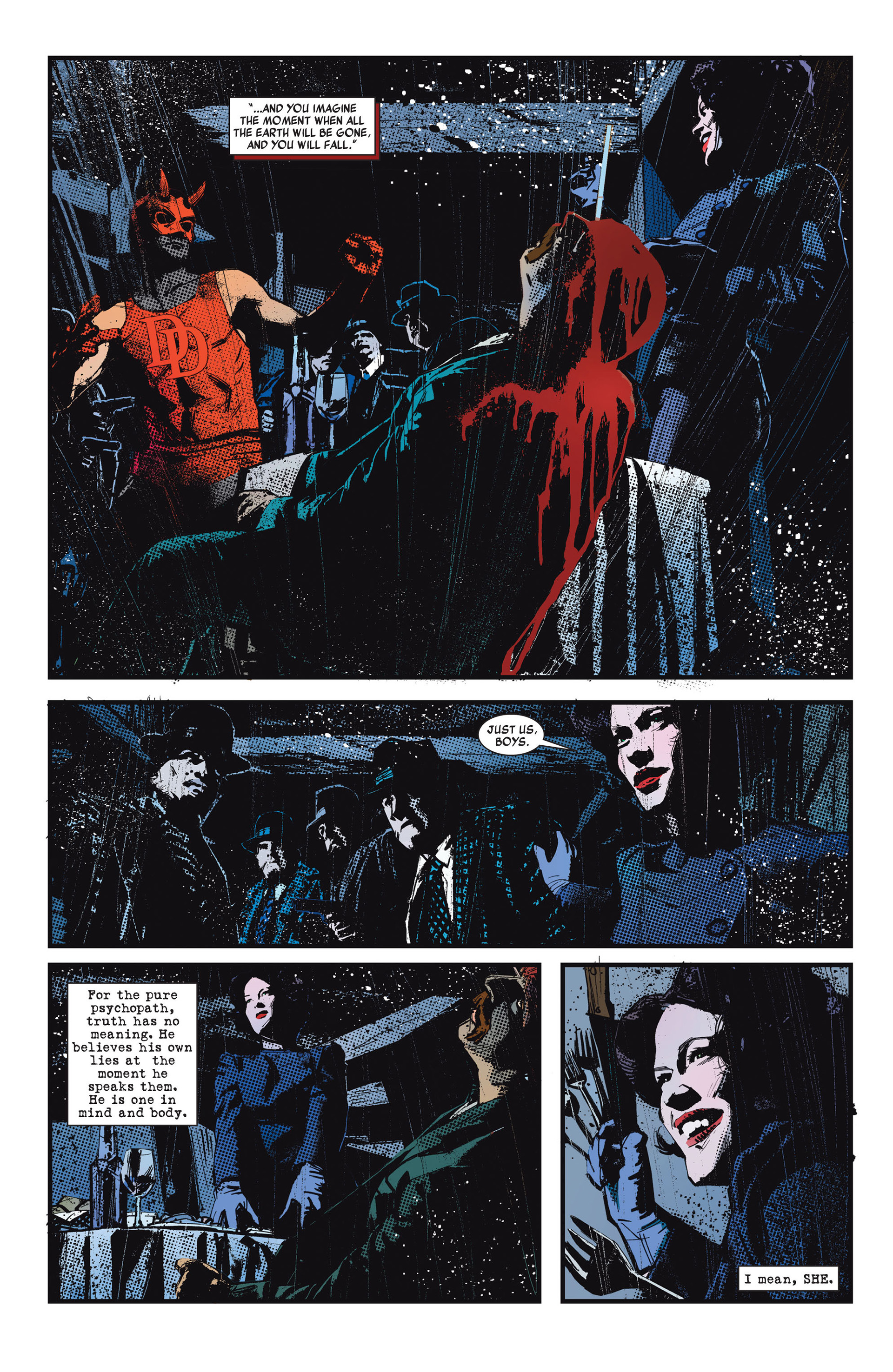 Read online Daredevil Noir comic -  Issue #4 - 4