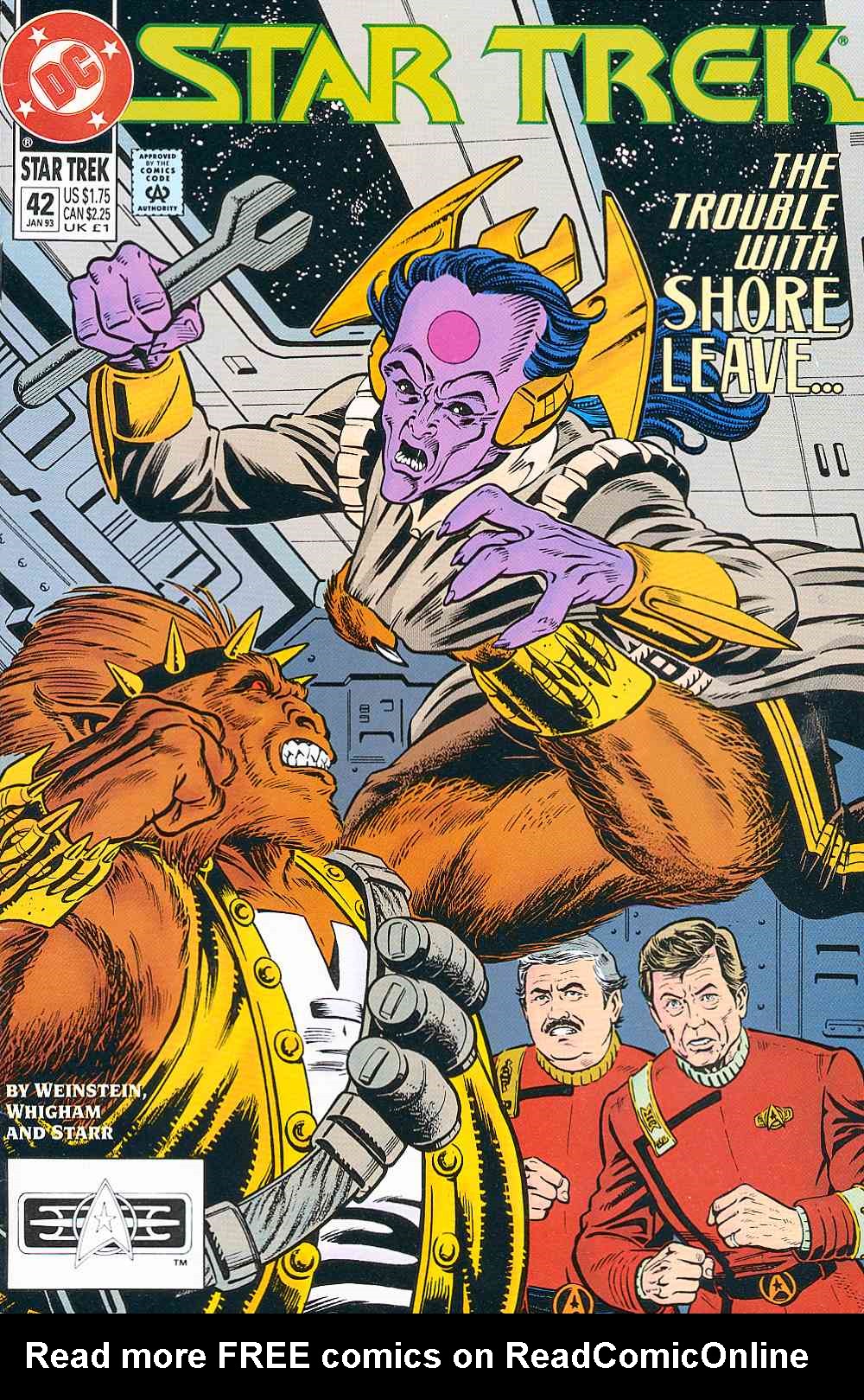 Read online Star Trek (1989) comic -  Issue #42 - 1