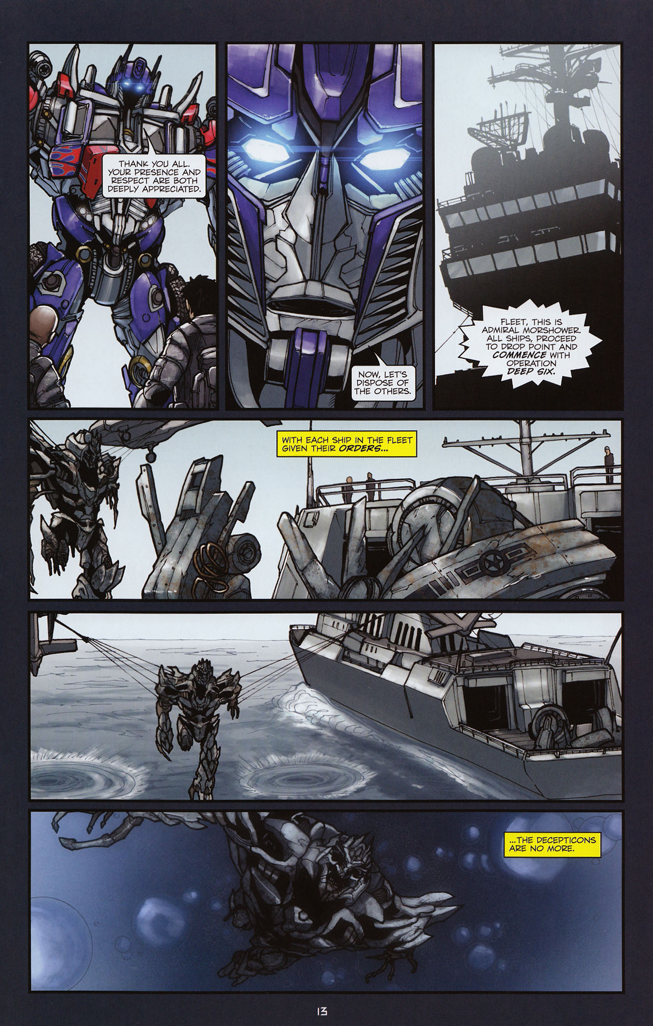 Read online Transformers: Alliance comic -  Issue #3 - 14