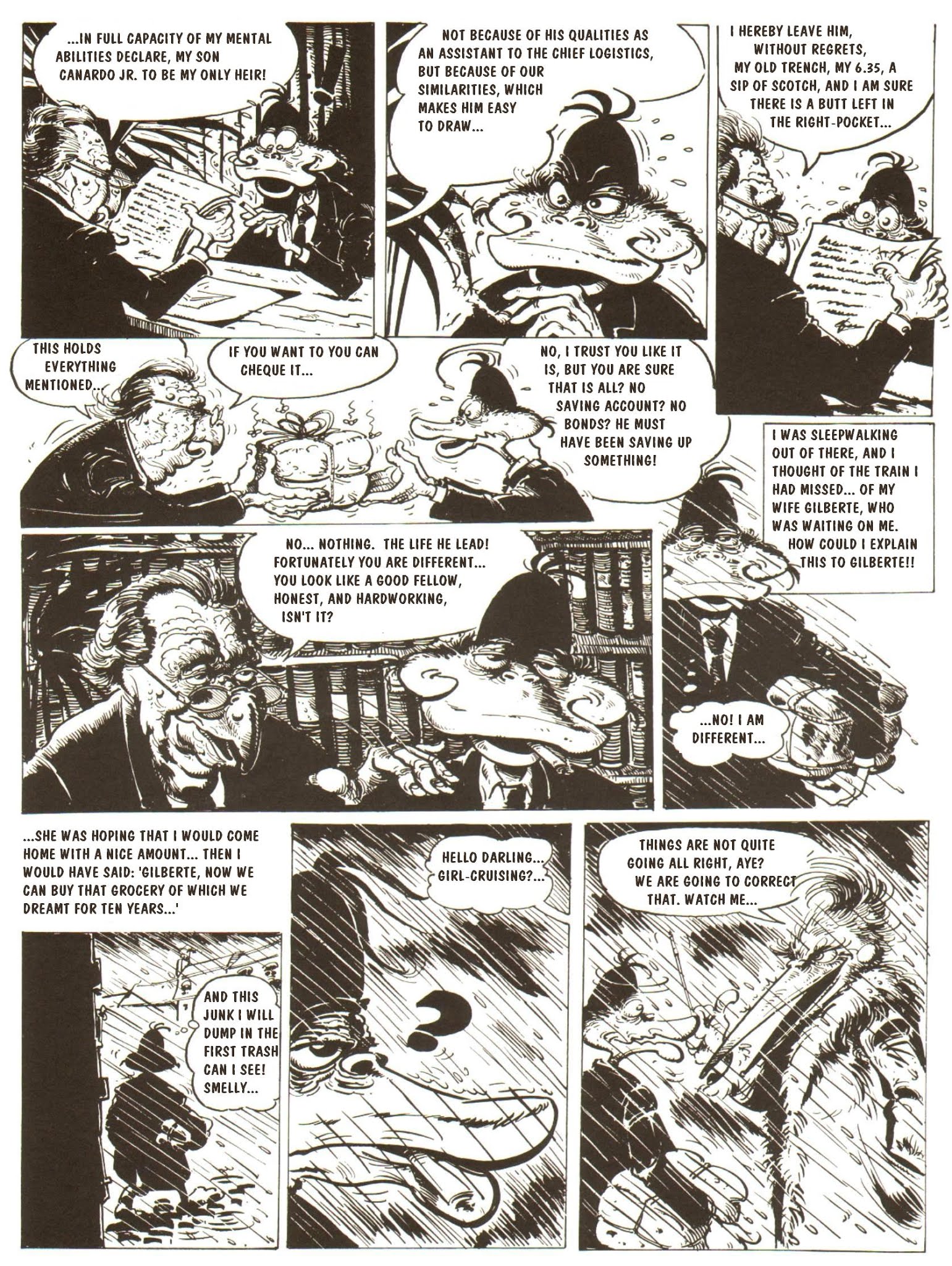 Read online Une enquête de l'inspecteur Canardo comic -  Issue #0 - 50