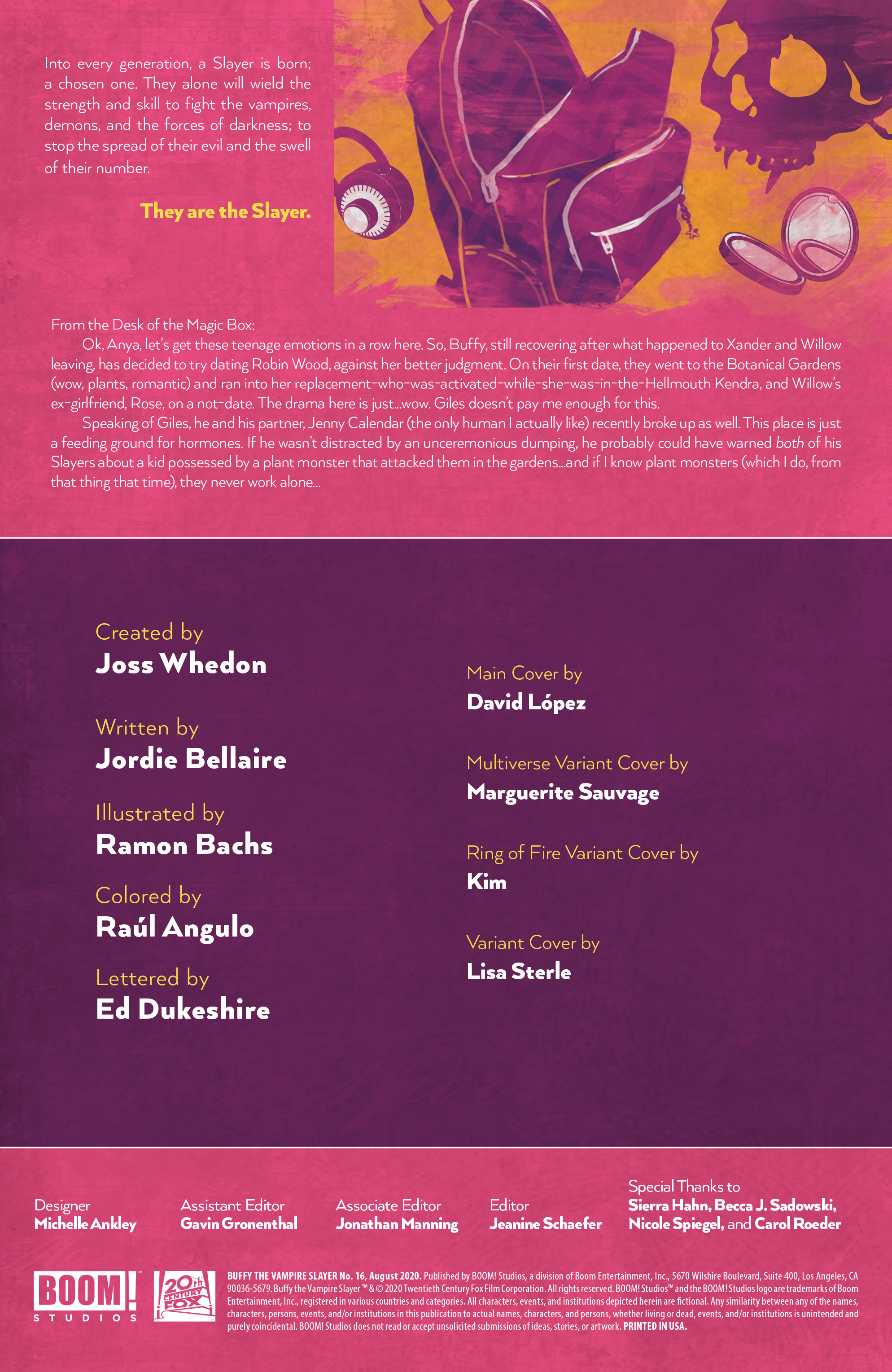 Read online Buffy the Vampire Slayer comic -  Issue #16 - 2