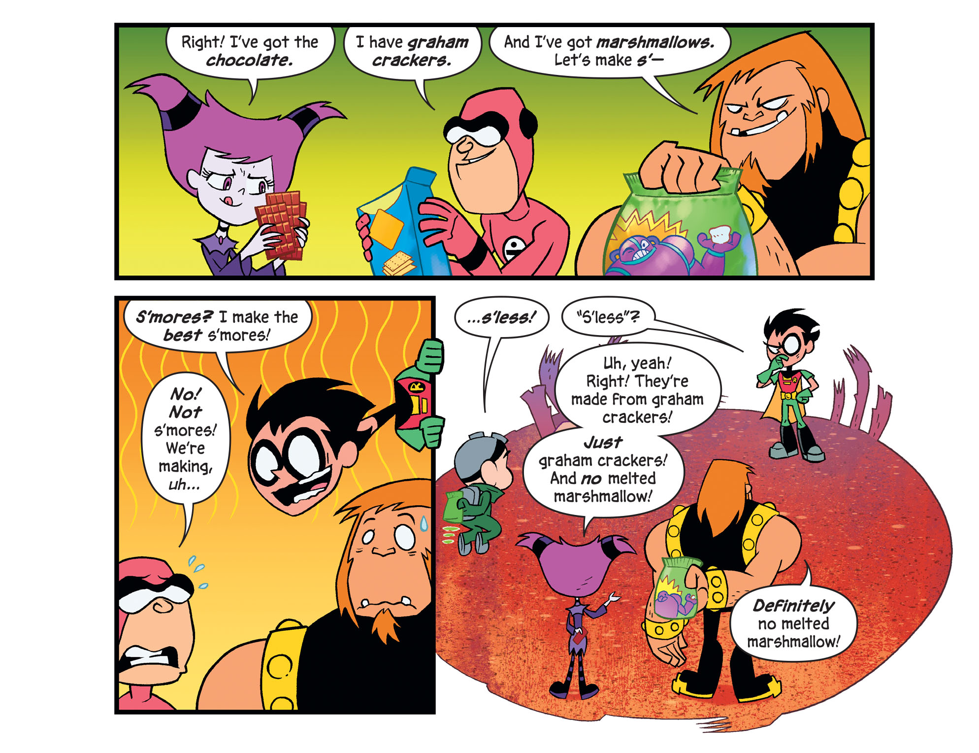 Read online Teen Titans Go! To Camp comic -  Issue #9 - 12