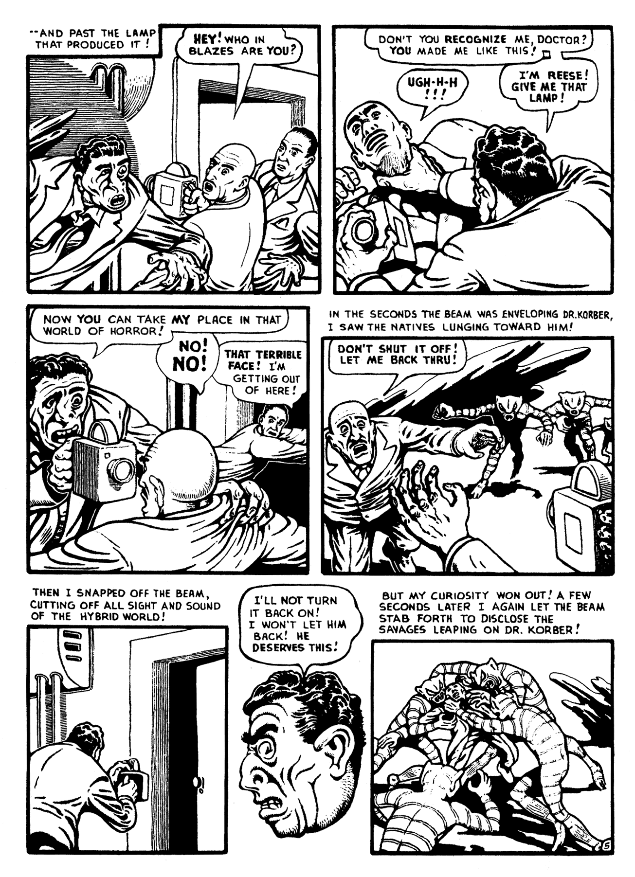 Read online Basil Wolverton's Gateway to Horror comic -  Issue # Full - 13