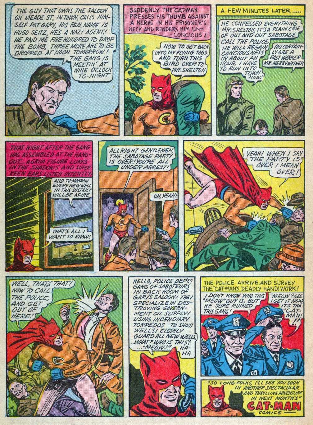 Read online Cat-Man Comics comic -  Issue #3 - 10