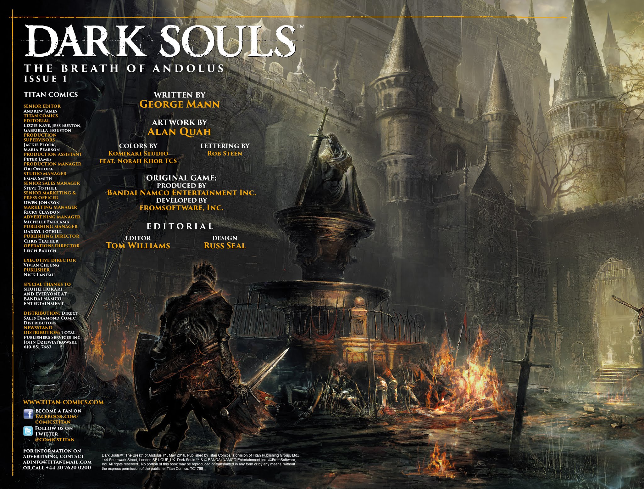 Read online Dark Souls: The Breath of Andolus comic -  Issue #1 - 2