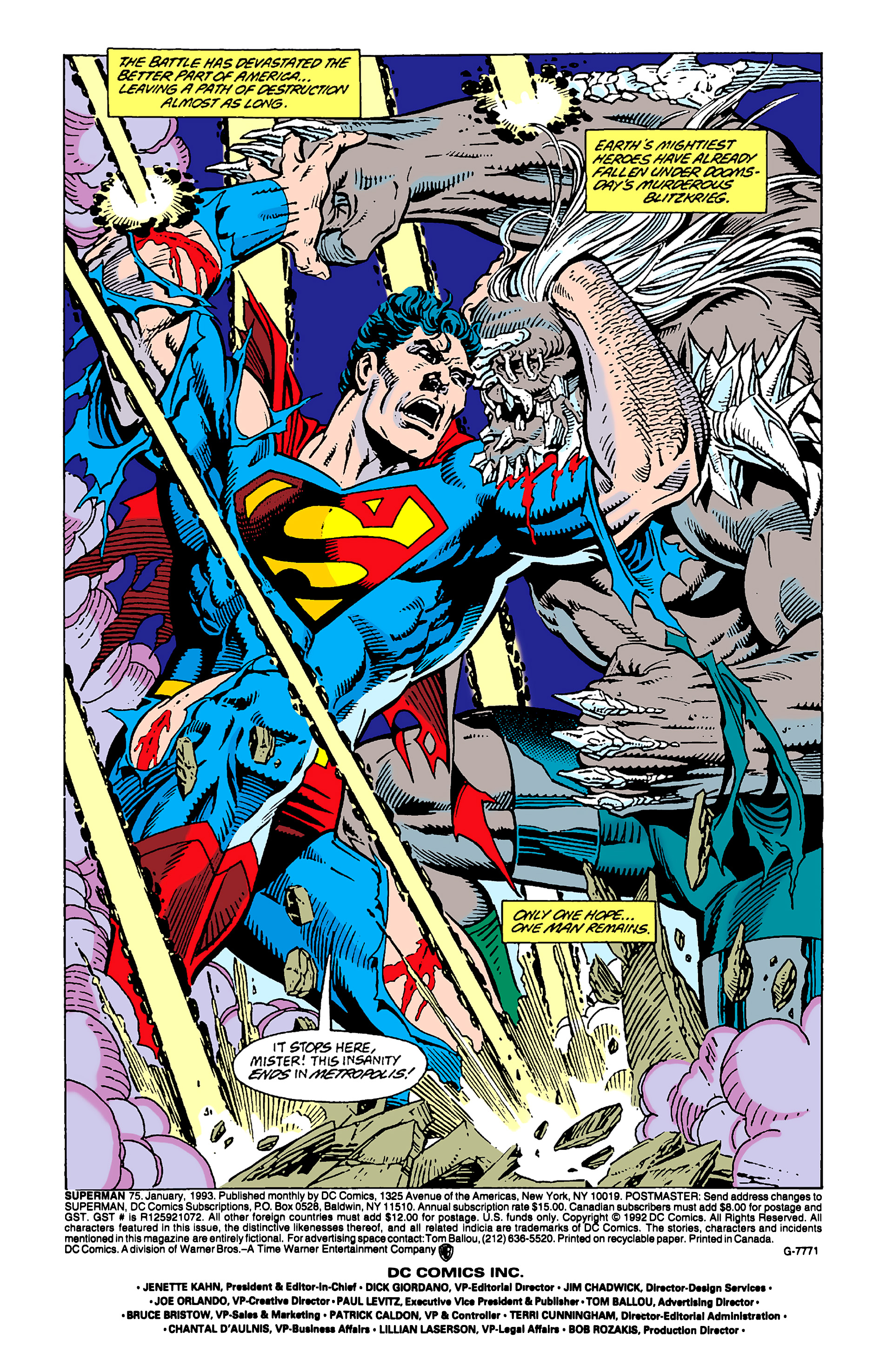 Read online Superman (1987) comic -  Issue #75 - 5