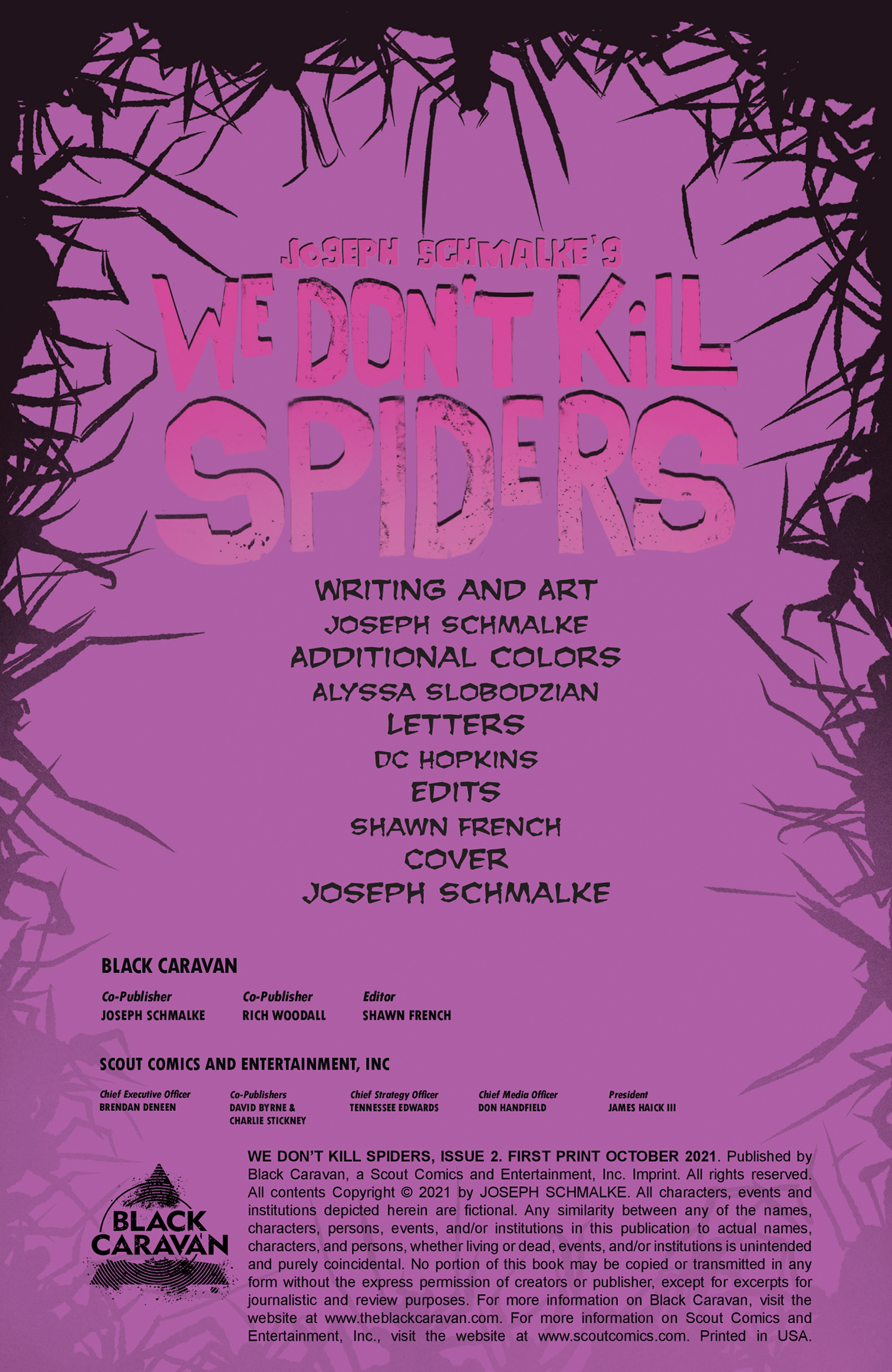 Read online We Don't Kill Spiders comic -  Issue #2 - 2