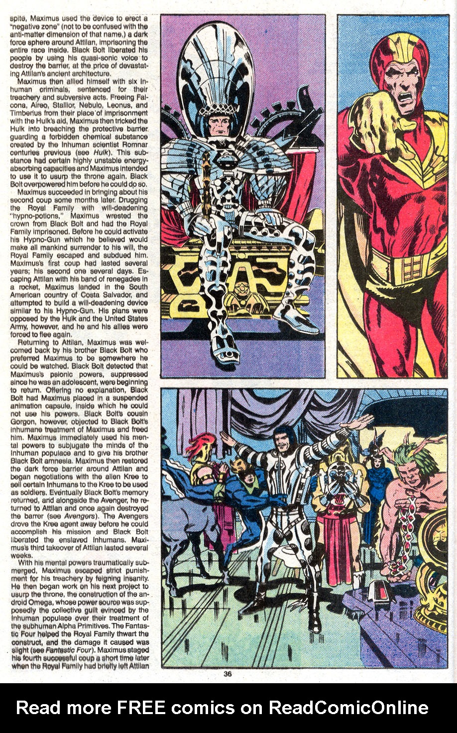 The Official Handbook of the Marvel Universe Deluxe Edition issue 8 - Page 38