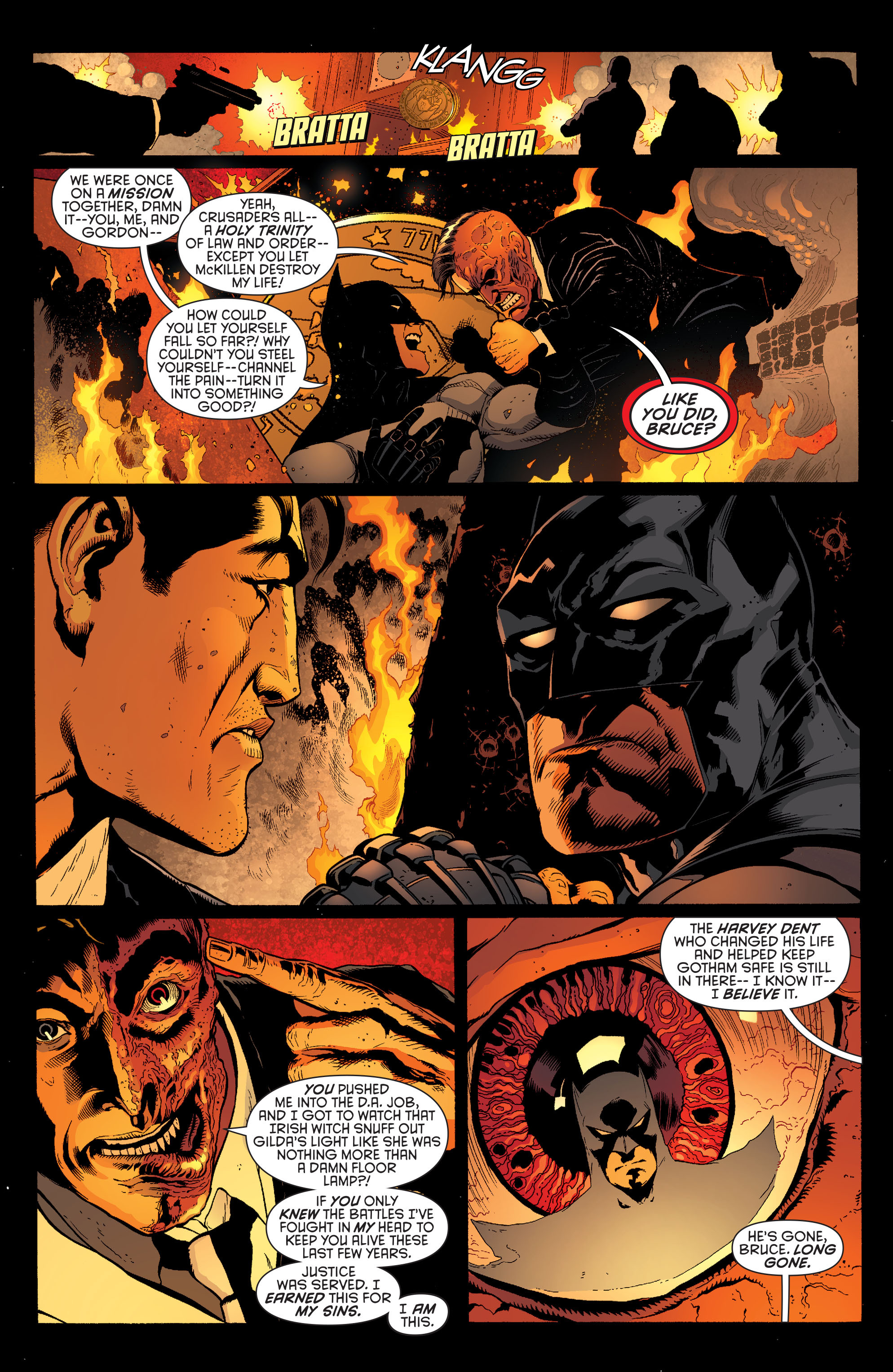 Read online Batman and Robin (2011) comic -  Issue #28 - Batman and Two-Face - 7