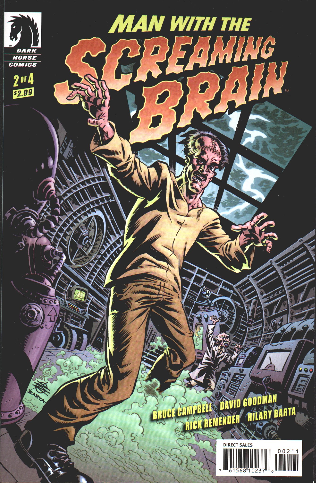 Read online Man With The Screaming Brain comic -  Issue #2 - 1
