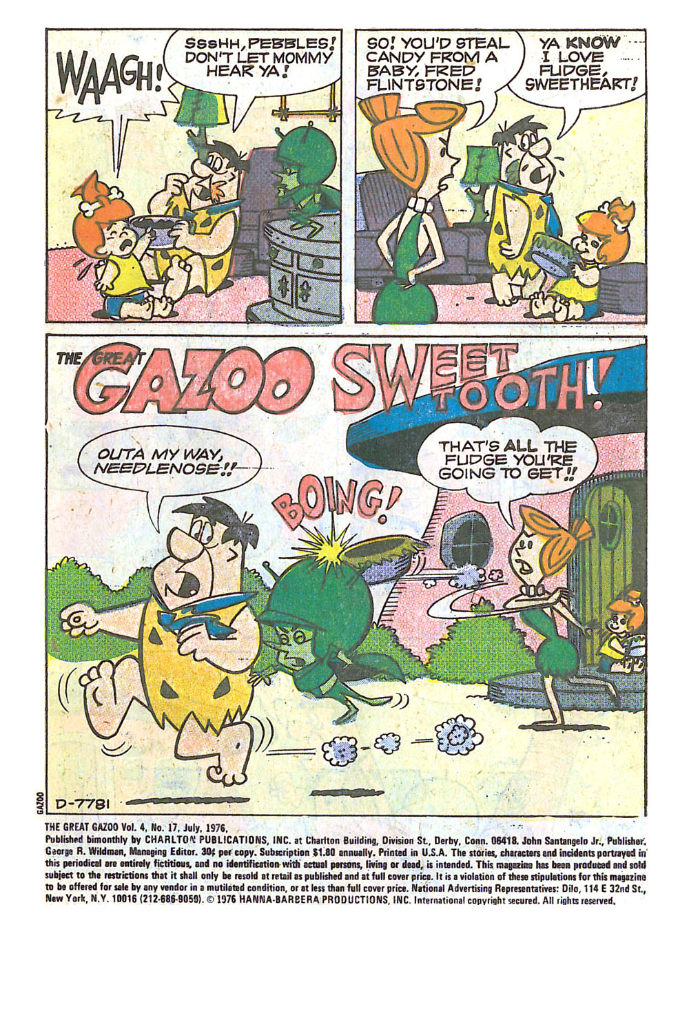 Read online Great Gazoo comic -  Issue #17 - 3