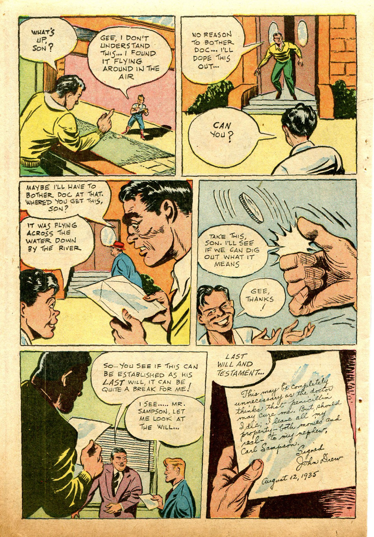 Read online Shadow Comics comic -  Issue #74 - 38