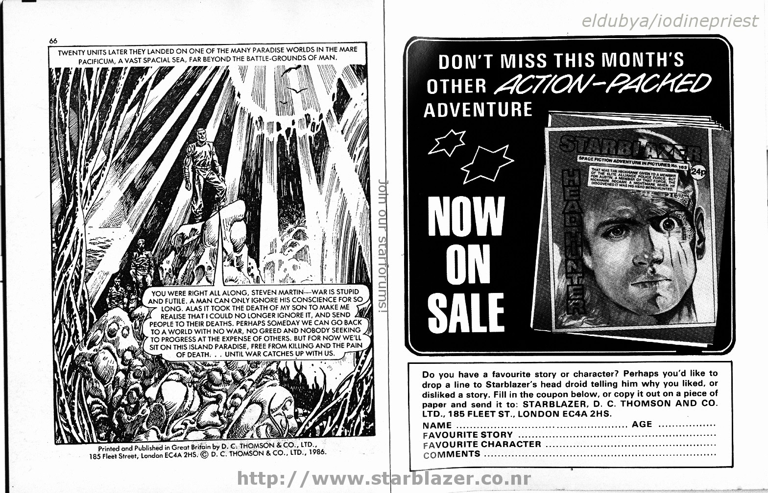 Read online Starblazer comic -  Issue #162 - 35
