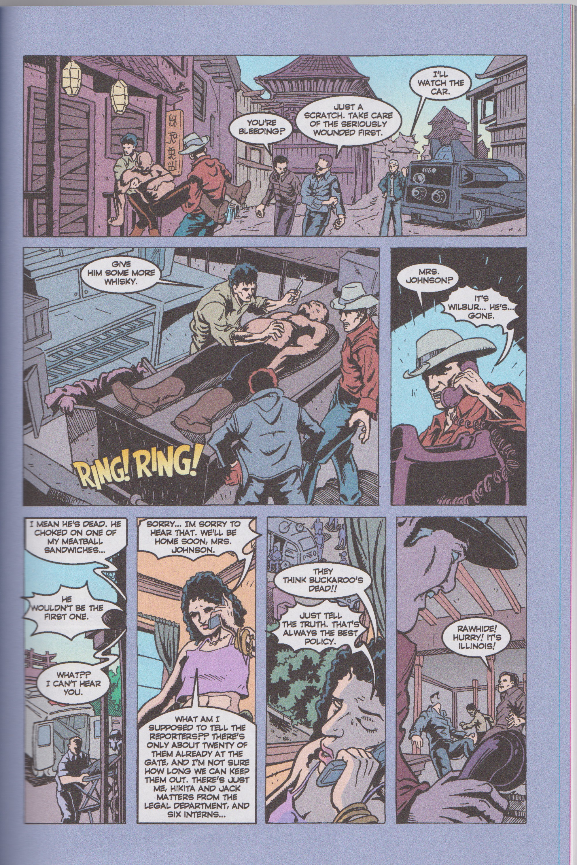 Read online Buckaroo Banzai: No Matter Where You Go... There You Are... comic -  Issue # TPB (Part 1) - 74