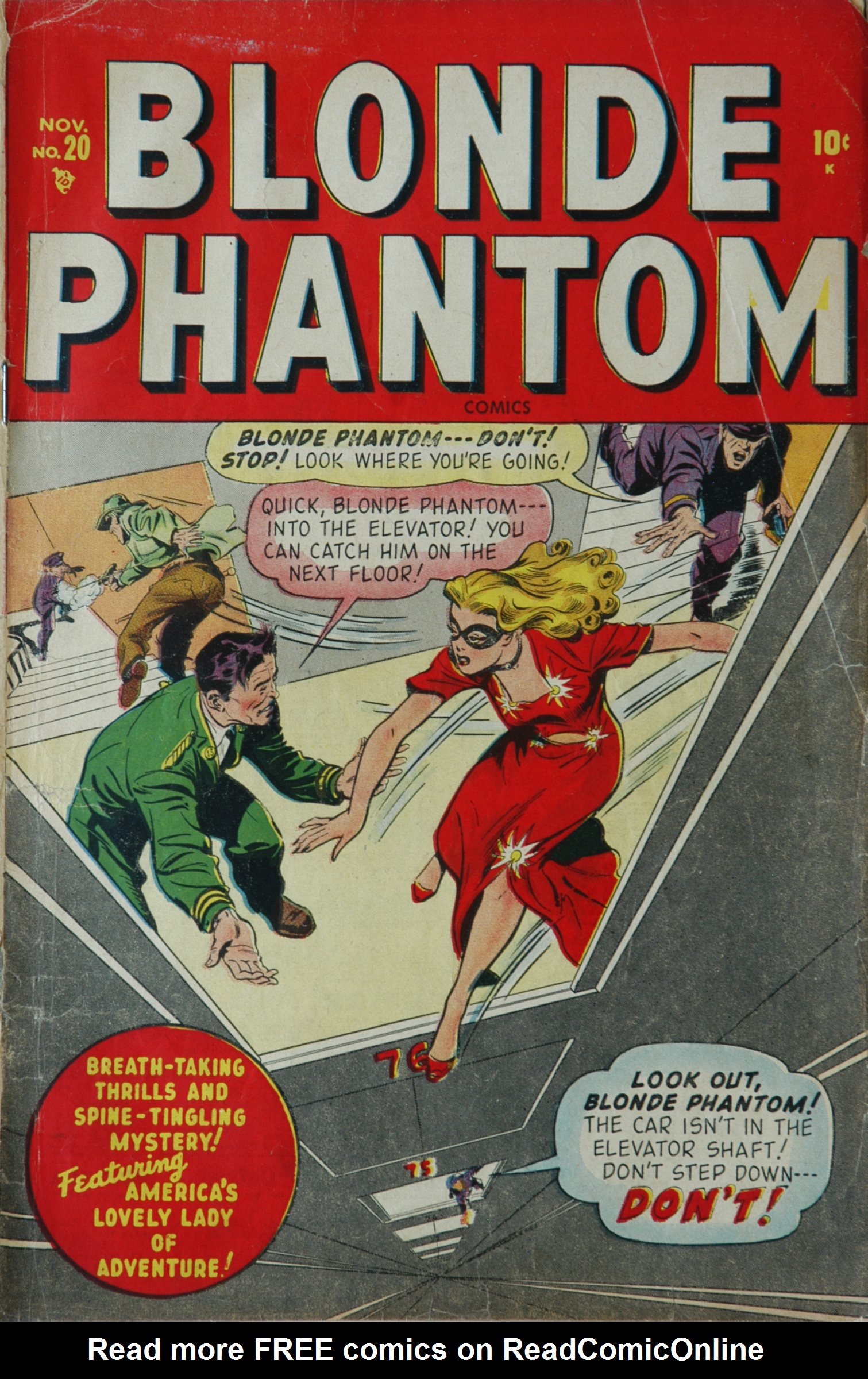 Read online Blonde Phantom Comics comic -  Issue #20 - 1