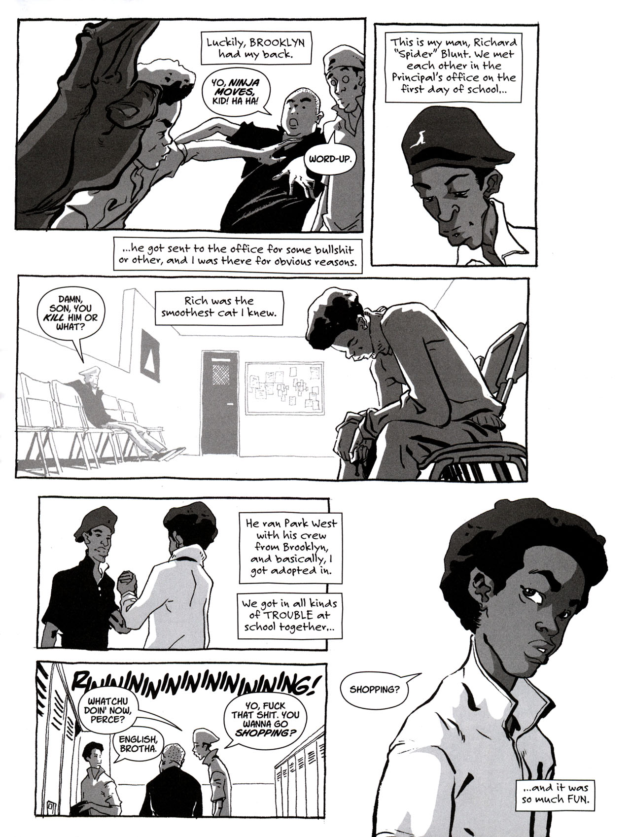 Read online Sentences: The Life of M.F. Grimm comic -  Issue # TPB - 36