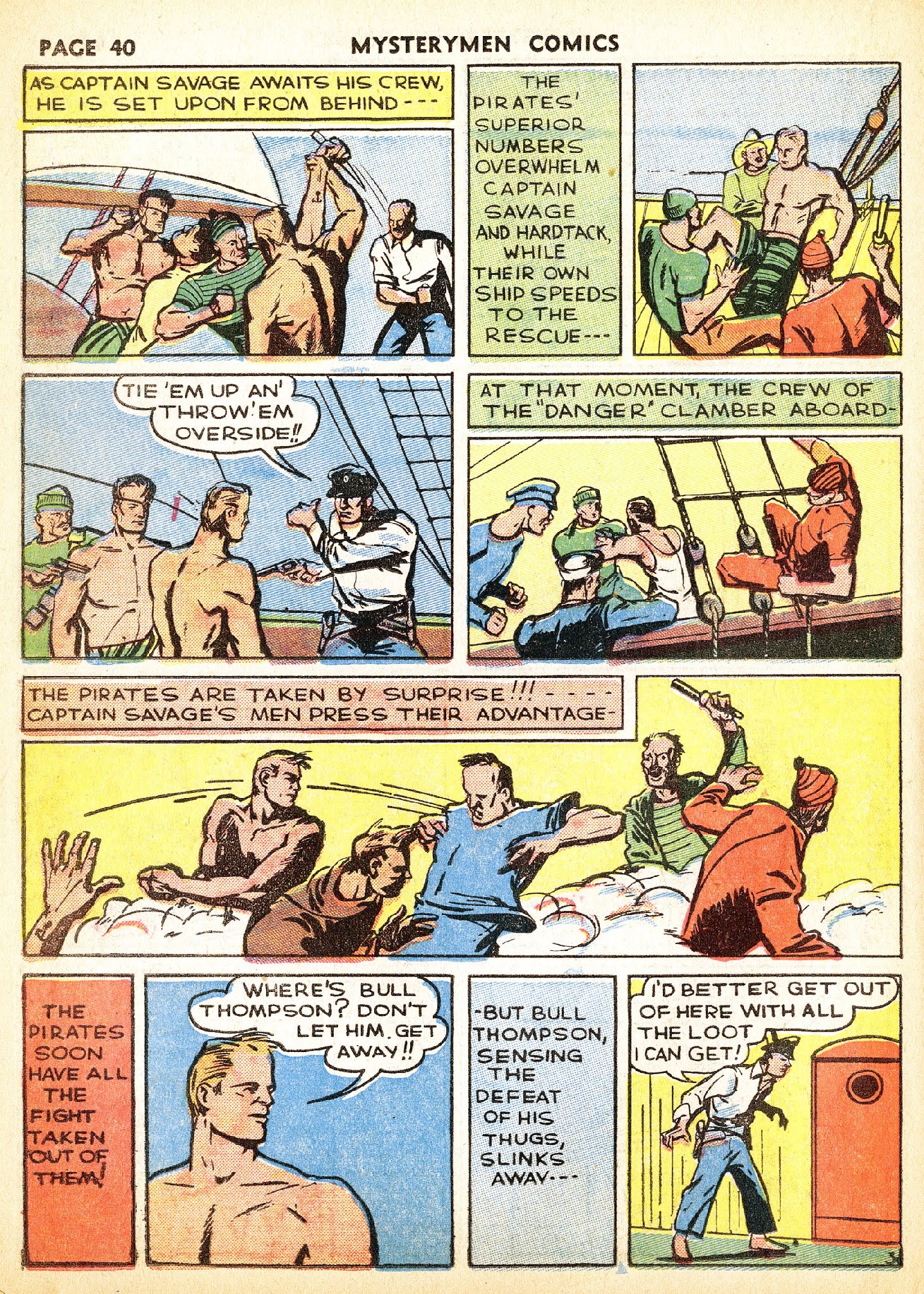 Read online Mystery Men Comics comic -  Issue #4 - 42