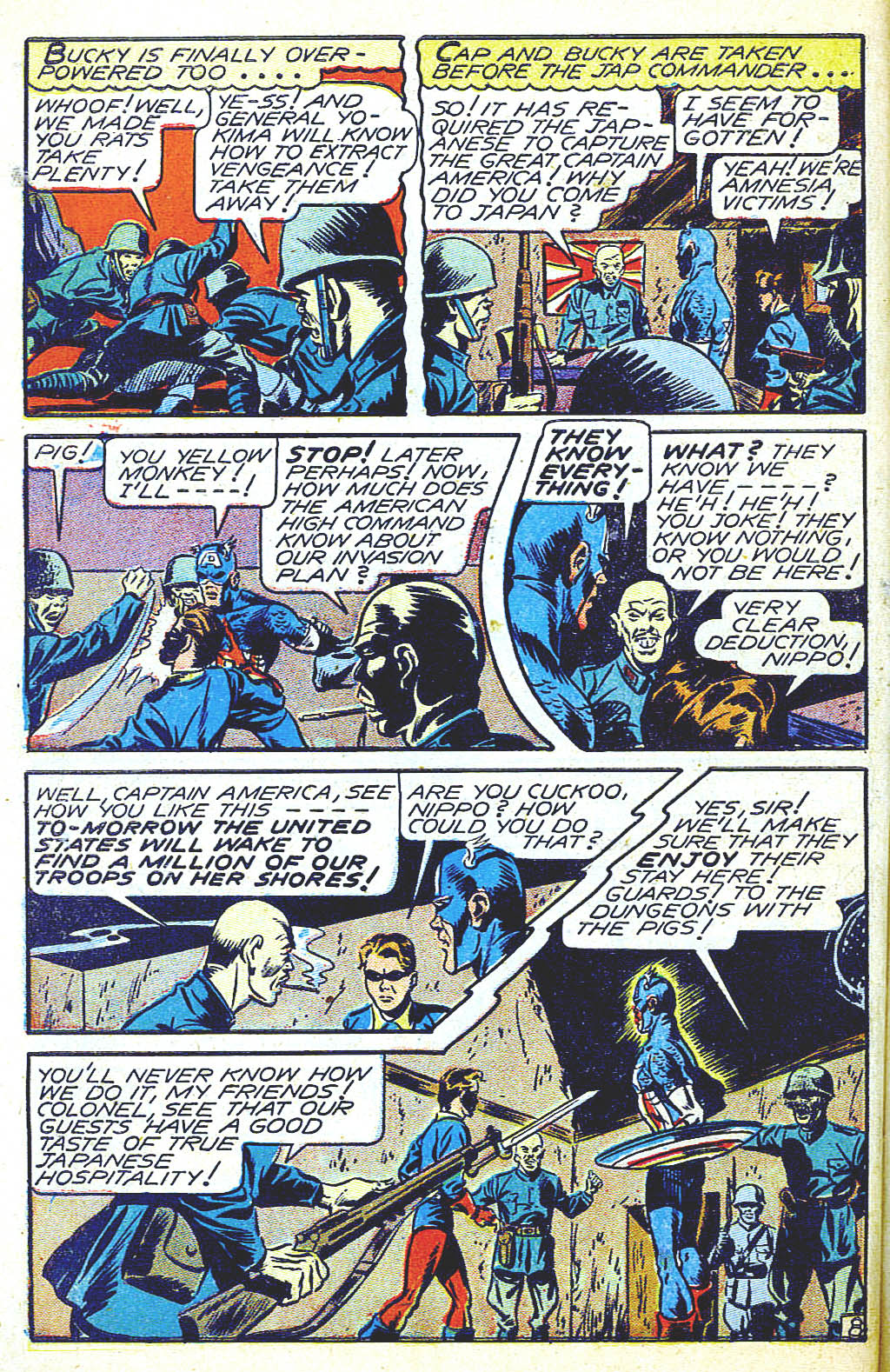 Read online Captain America Comics comic -  Issue #42 - 10