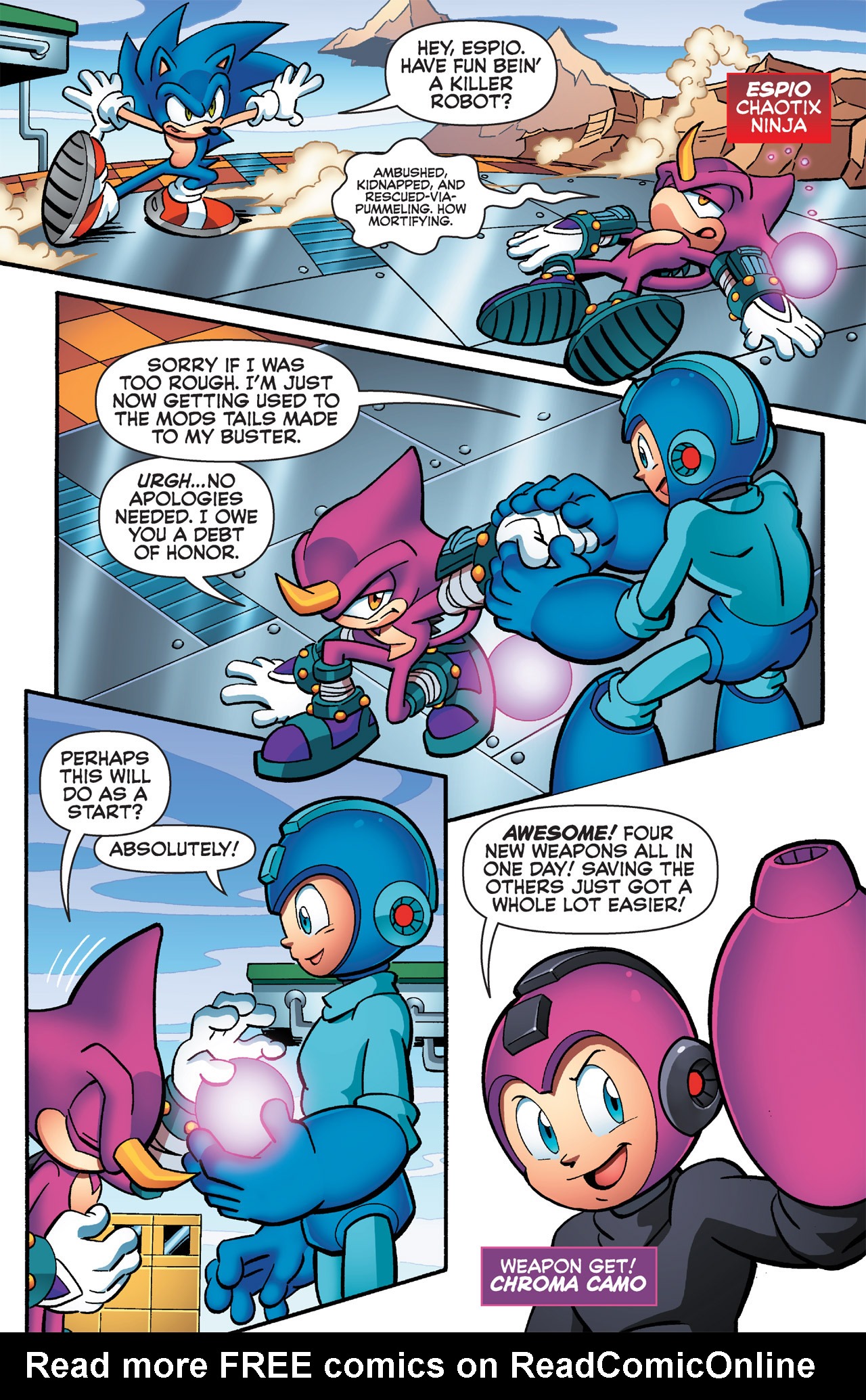 Read online Sonic Mega Man Worlds Collide comic -  Issue # Vol 2 - 49