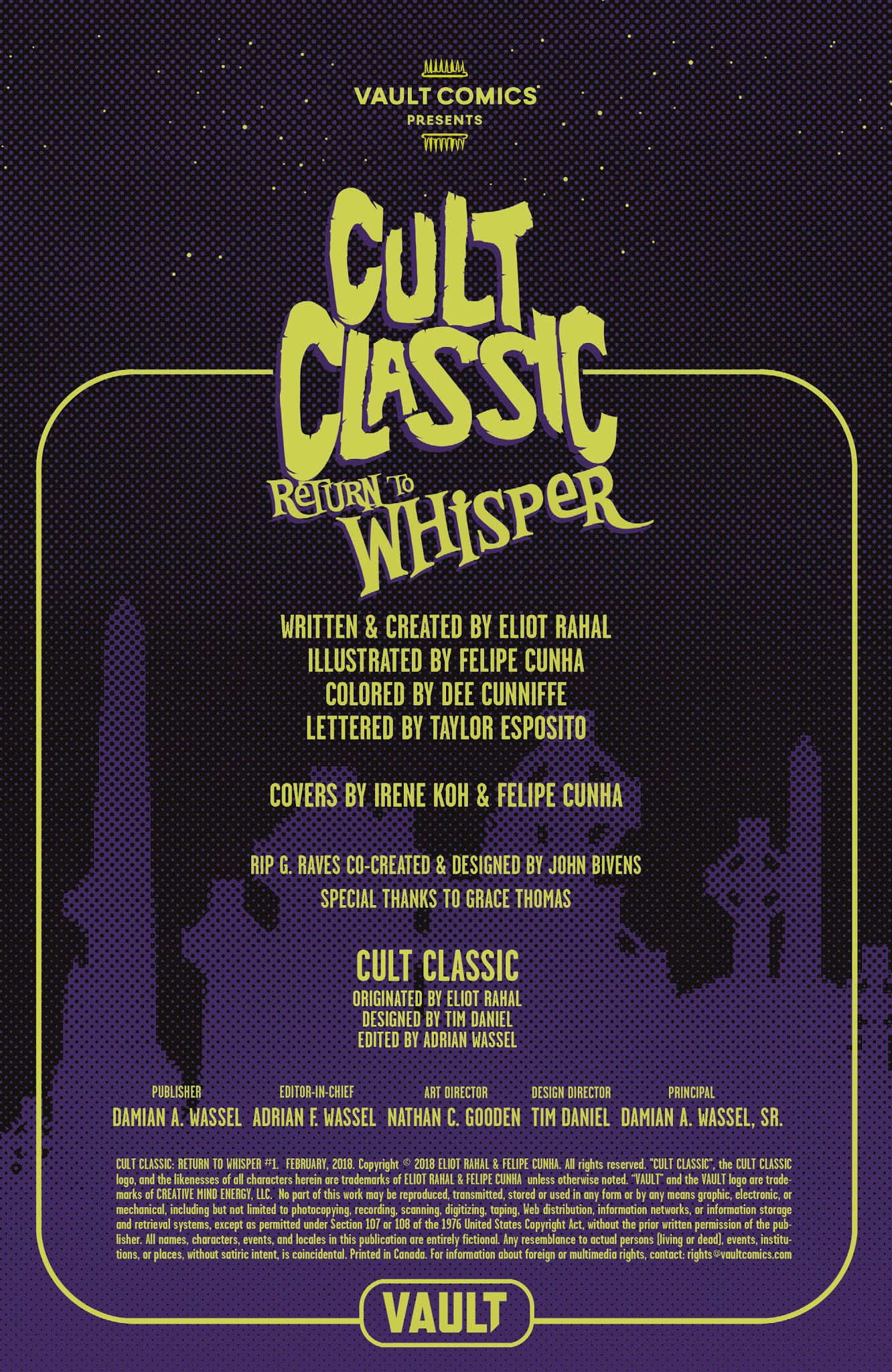 Read online Cult Classic: Return to Whisper comic -  Issue #1 - 2