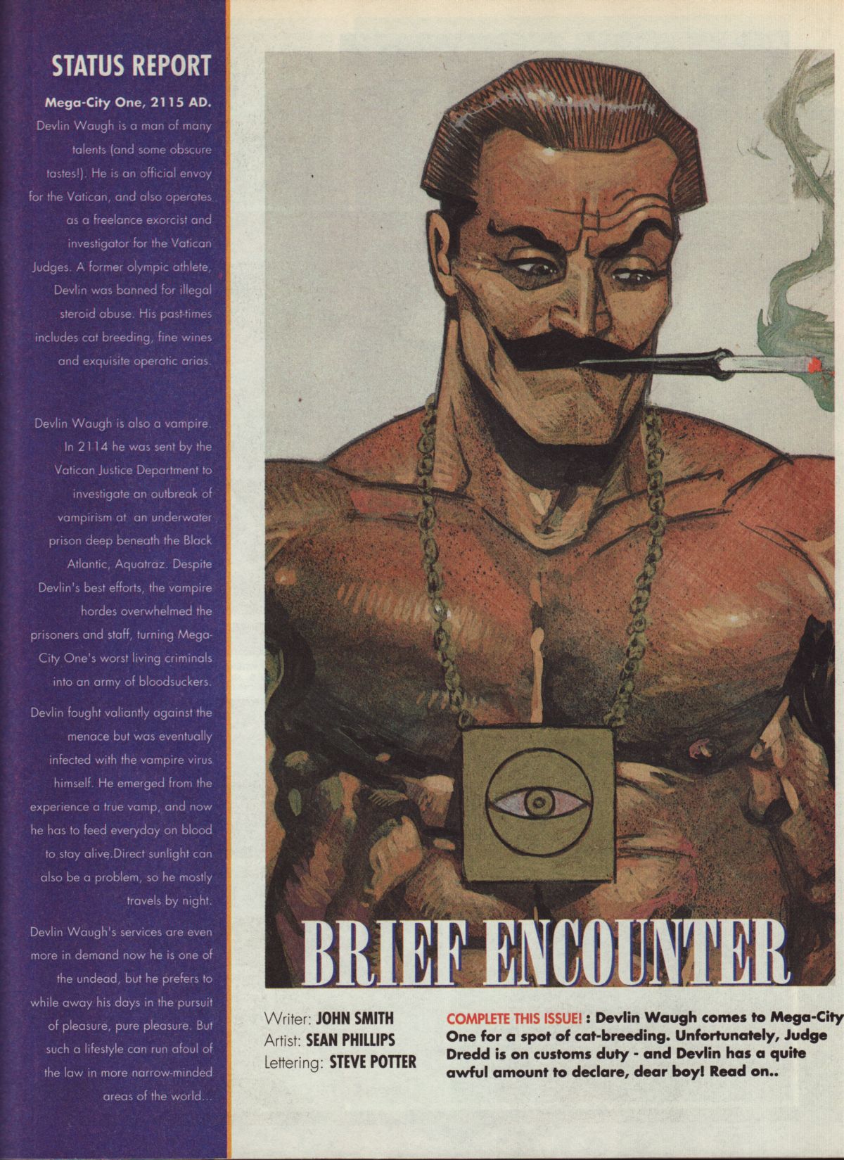 Read online Judge Dredd: The Megazine (vol. 2) comic -  Issue #26 - 32
