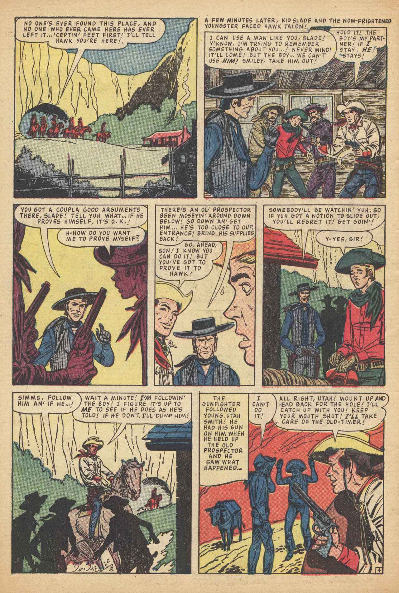 Read online Kid Slade, Gunfighter comic -  Issue #5 - 6