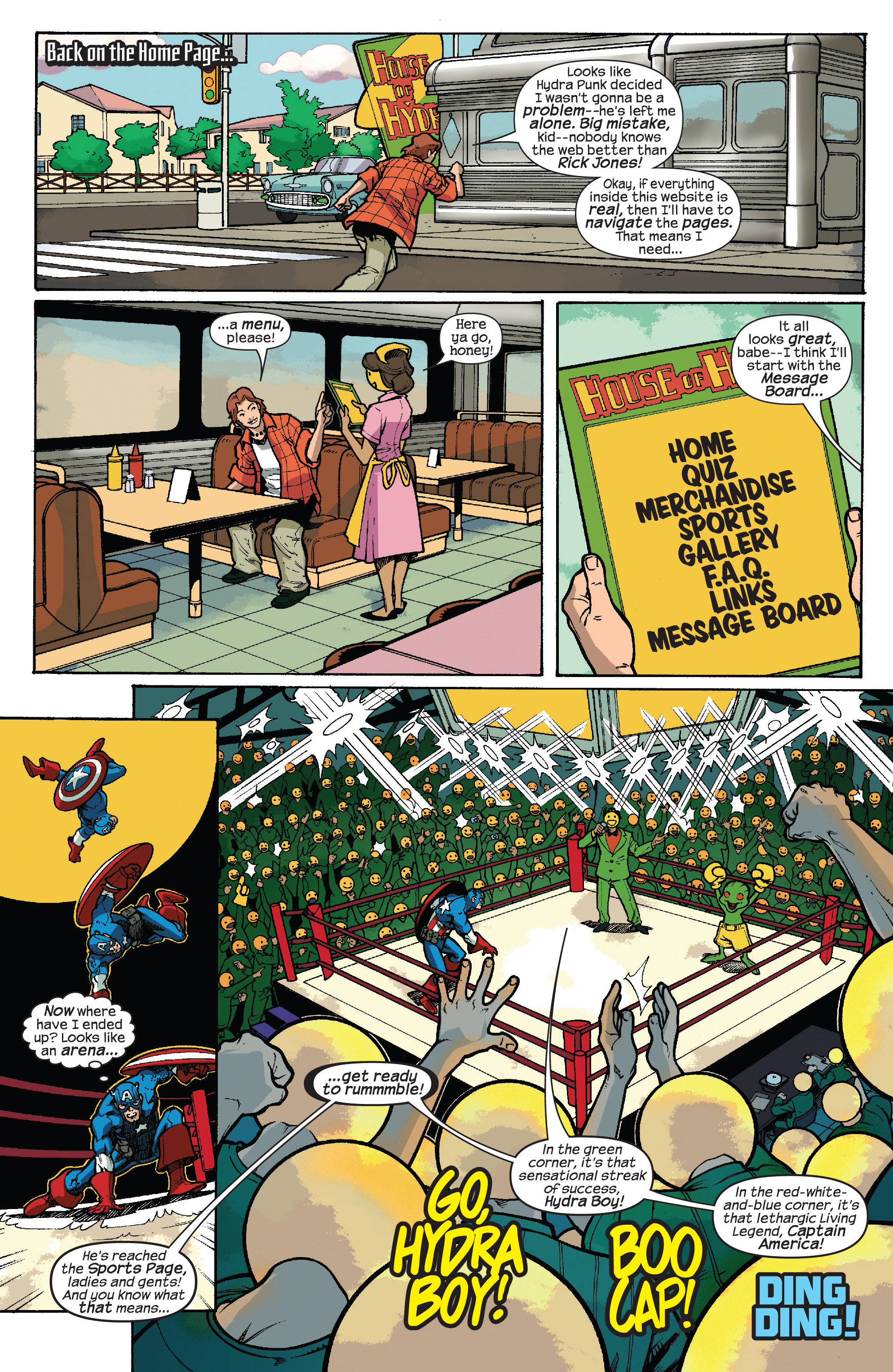 Read online Marvel Action Classics comic -  Issue # Captain America - 37