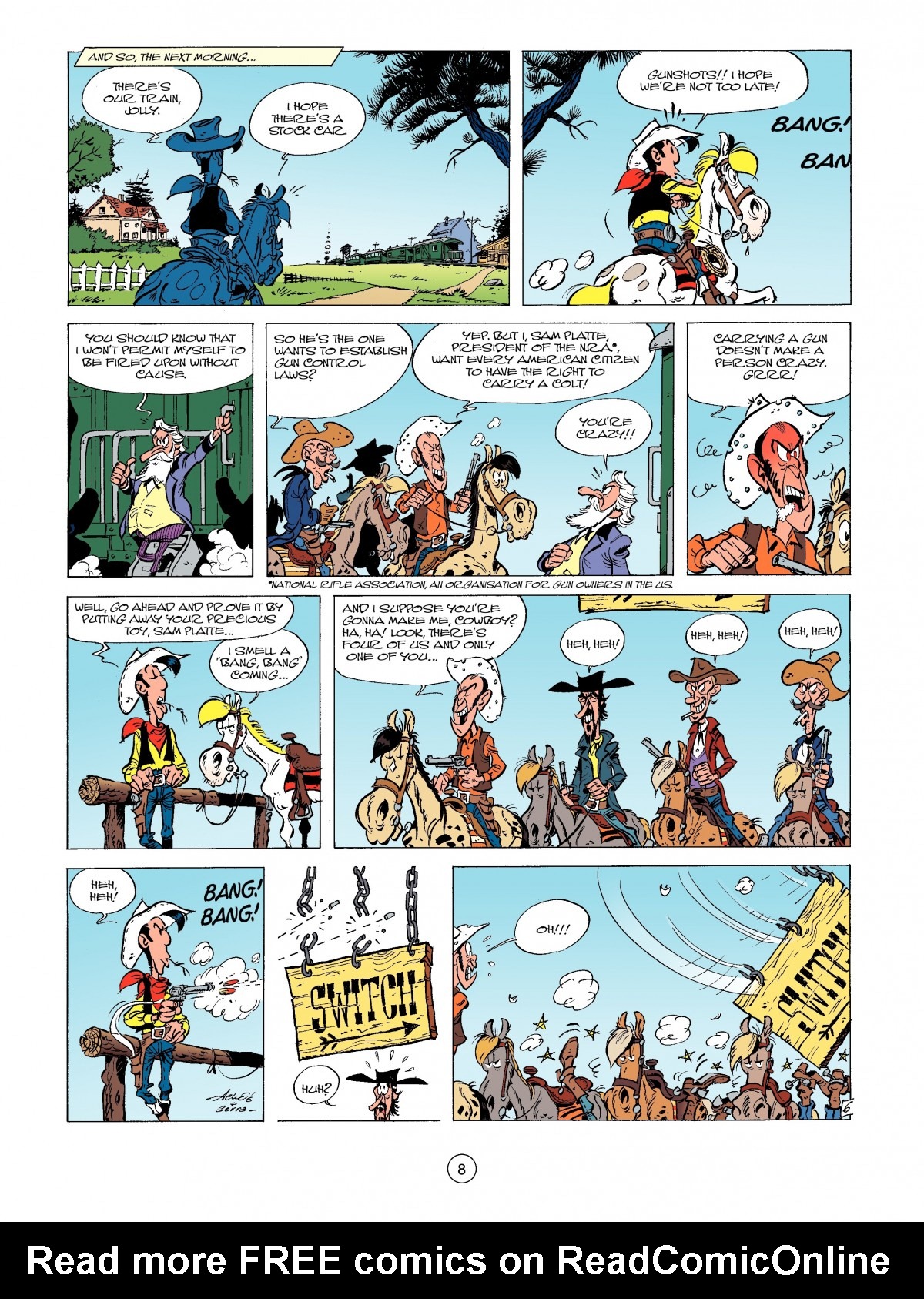 Read online A Lucky Luke Adventure comic -  Issue #39 - 8