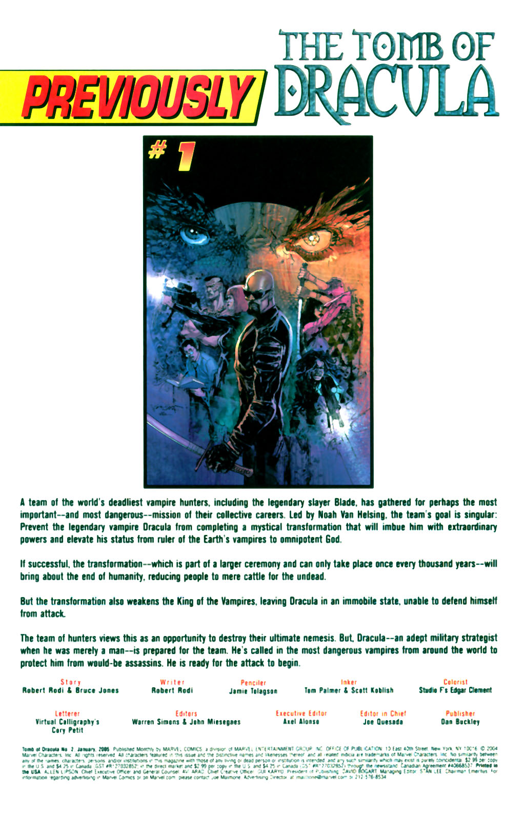 Read online Tomb of Dracula (2004) comic -  Issue #2 - 2