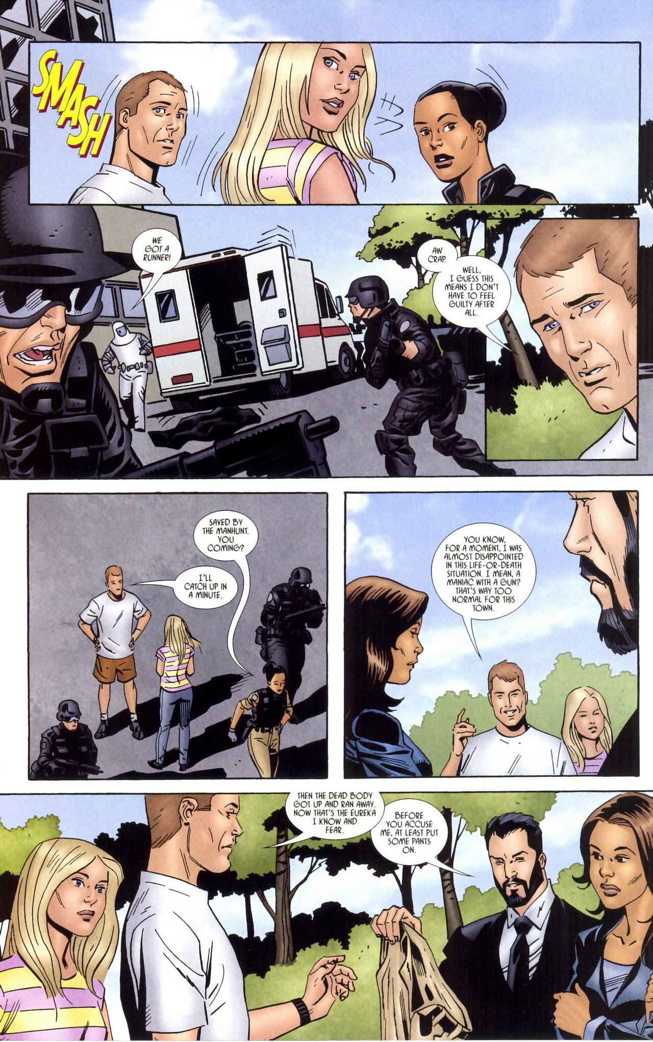 Read online Eureka comic -  Issue #1 - 16