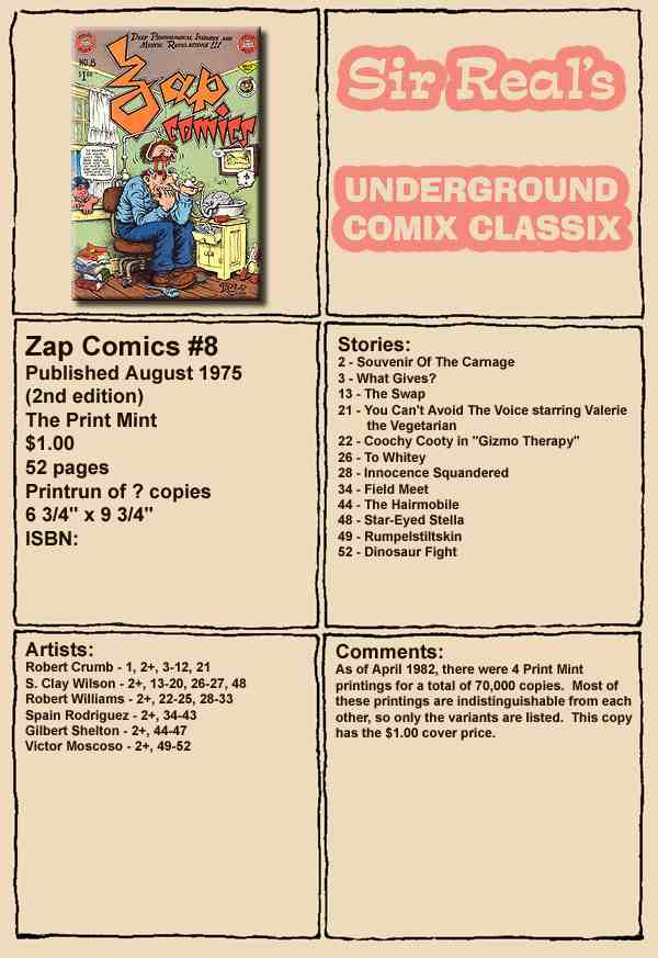 Read online Zap Comix comic -  Issue #8 - 52