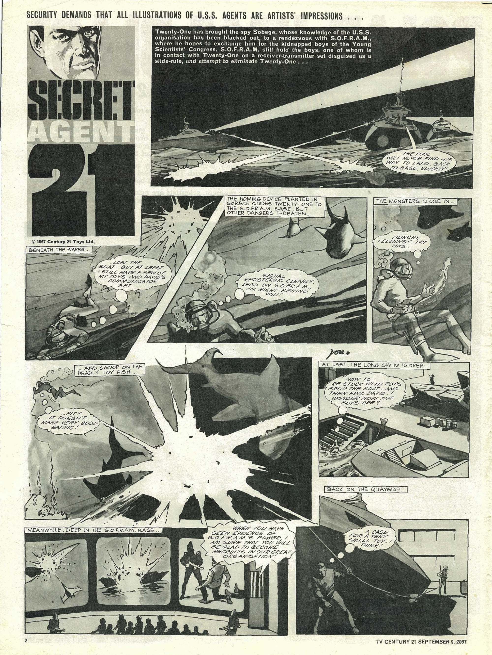Read online TV Century 21 (TV 21) comic -  Issue #138 - 2