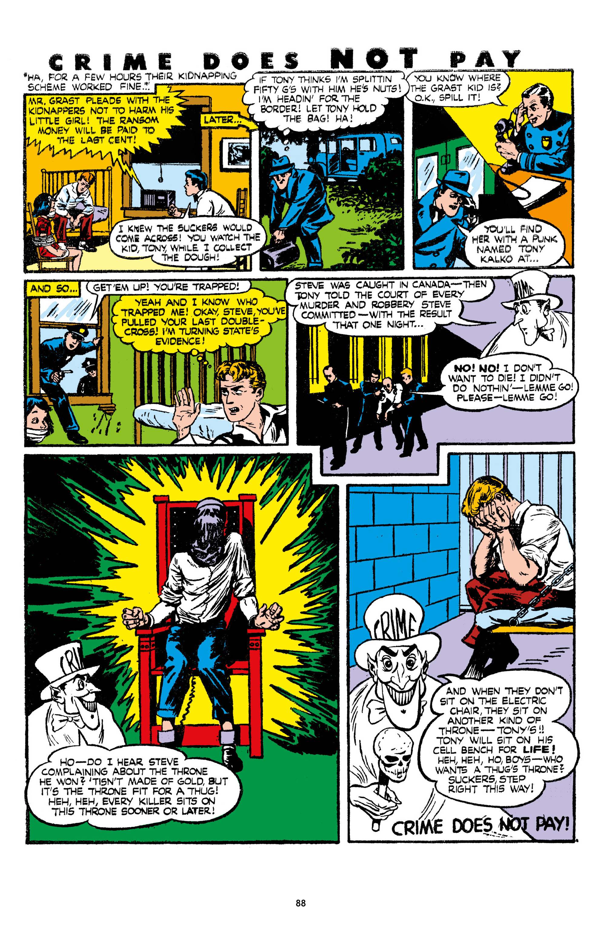 Read online Crime Does Not Pay Archives comic -  Issue # TPB 7 (Part 1) - 90