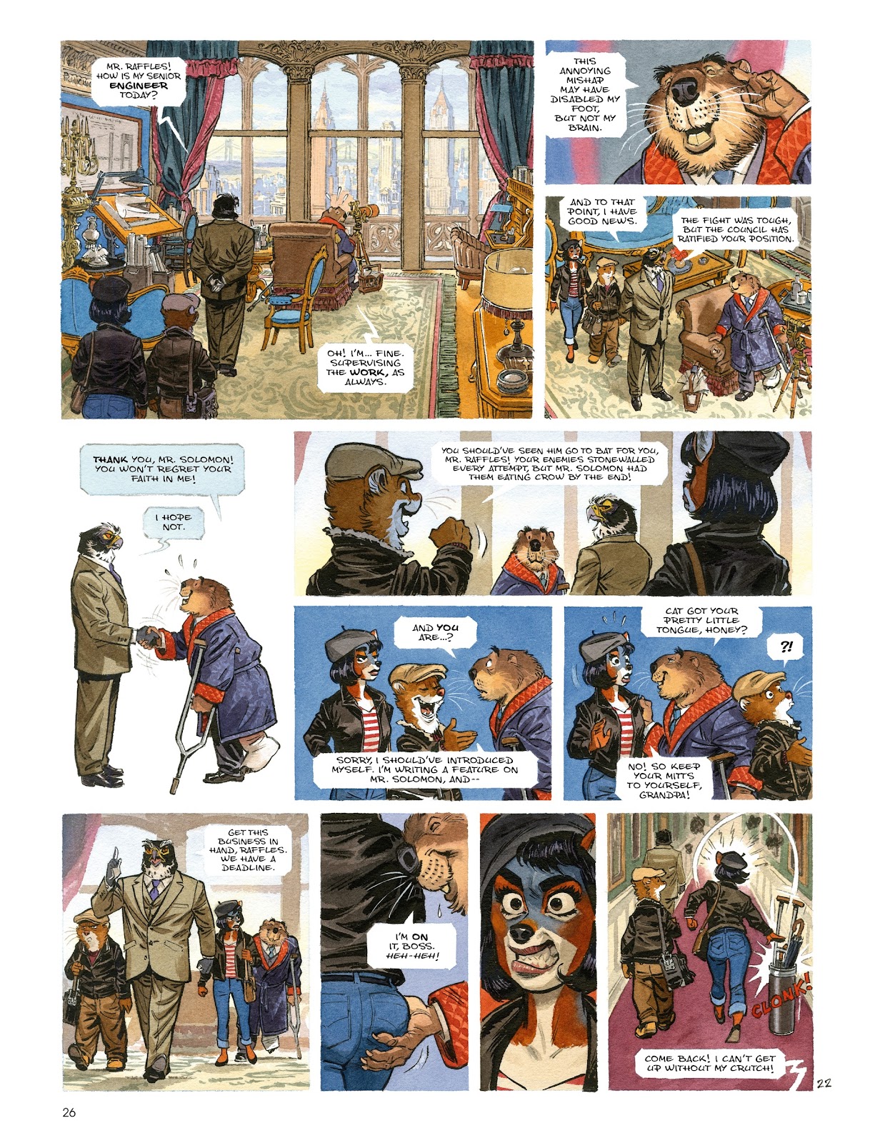Blacksad: They All Fall Down · Part One issue TPB - Page 28